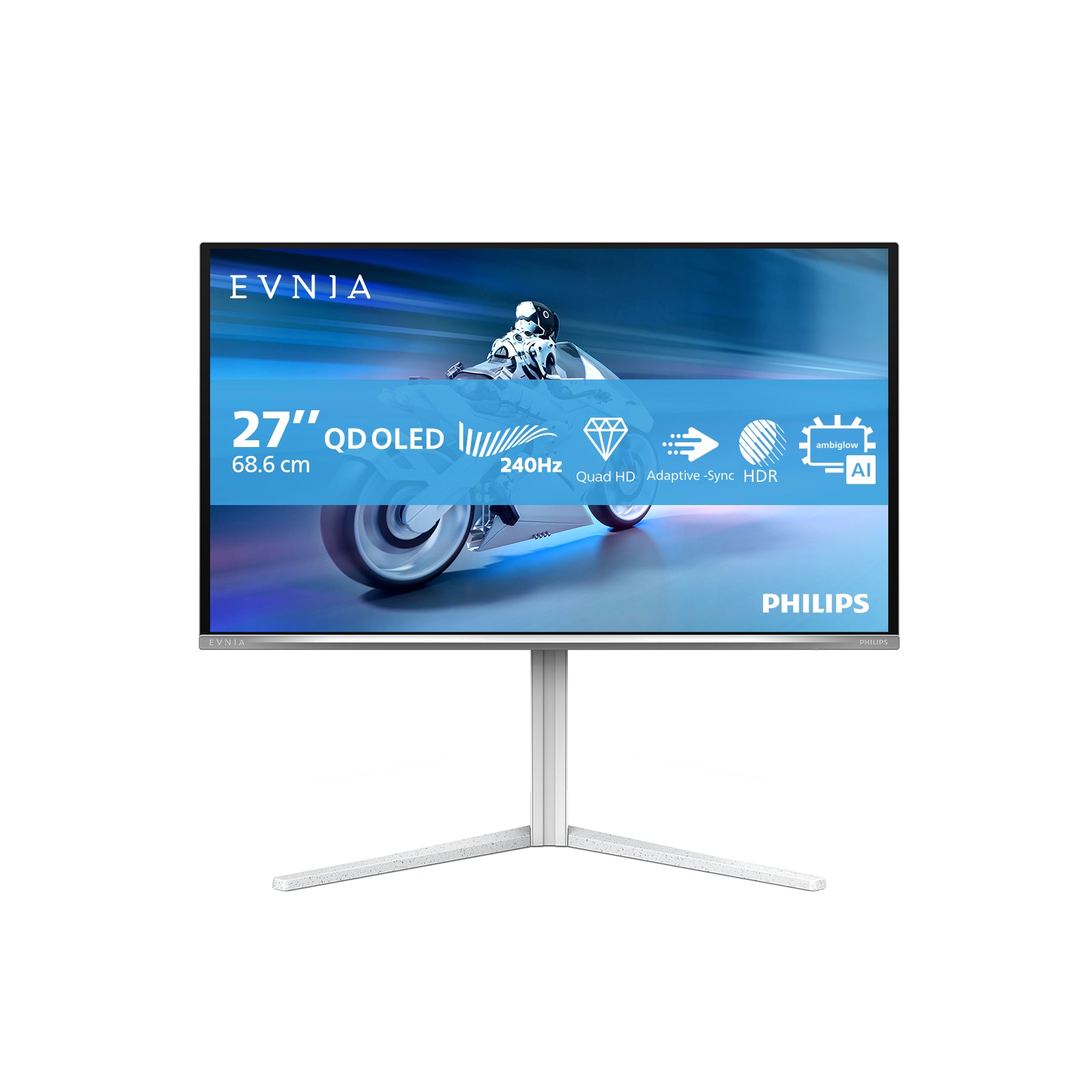 PHILIPS 27M2N6501L/00 27p QD-OLED 16:9 2560x1440 240Hz 0.03 Vesa HDMI DP Usb Hub