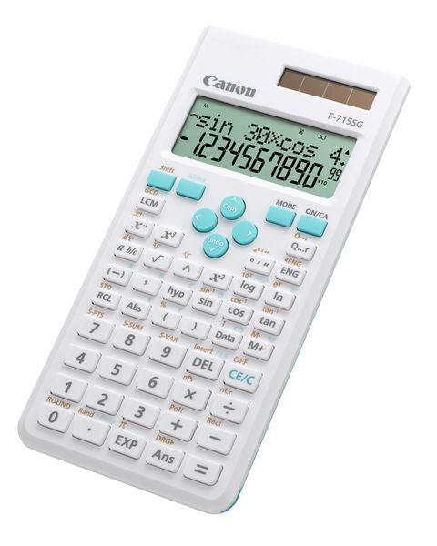 F-715SG white+blue/Scientific Calculator