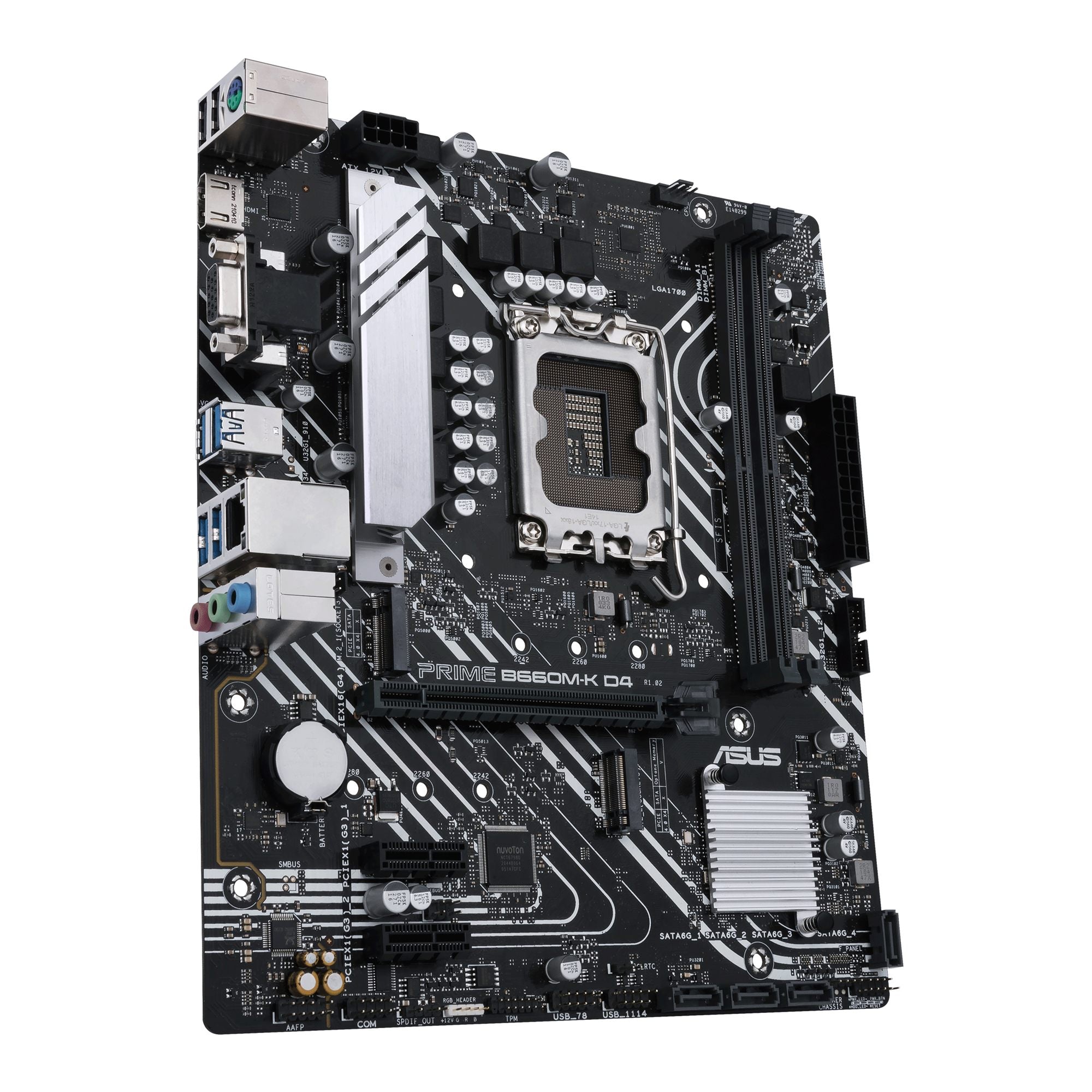 ASUS PRIME B660M-K D4 LGA1700 2xDIMM DDR4 mATX 4xSATA 2xM.2 1xHDMI 1xDP MB