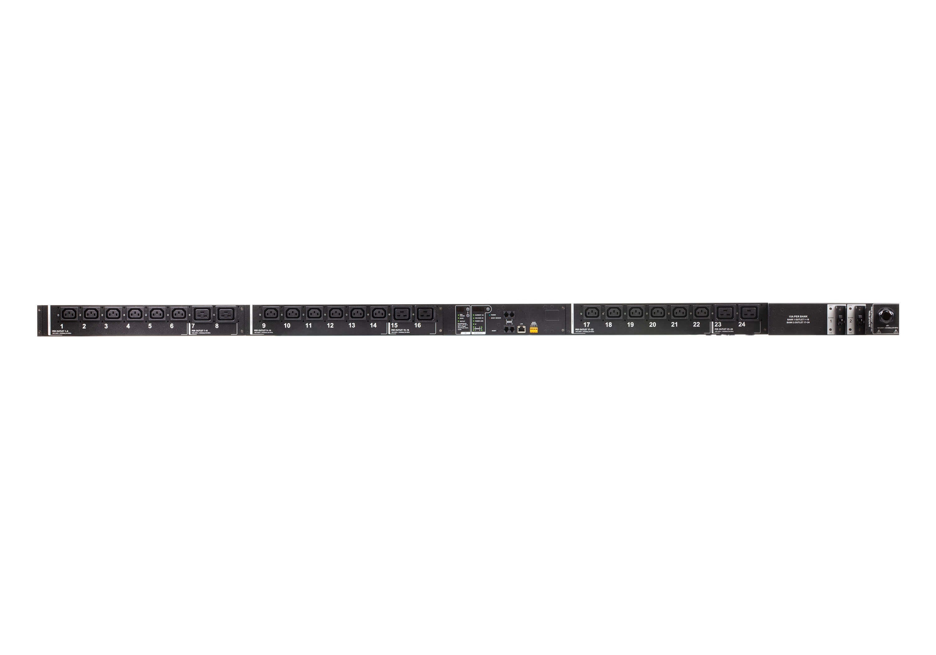 ATEN. PE8324G3 PDU VERTICAL 24 PRISES 18xC13 + 6xC19