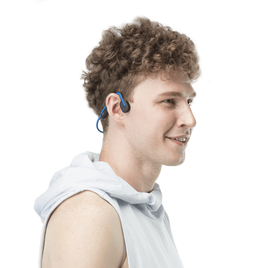 SHOKZ Casque sans-fil à conduction osseuse OpenMove - Bluetooth - Bleu