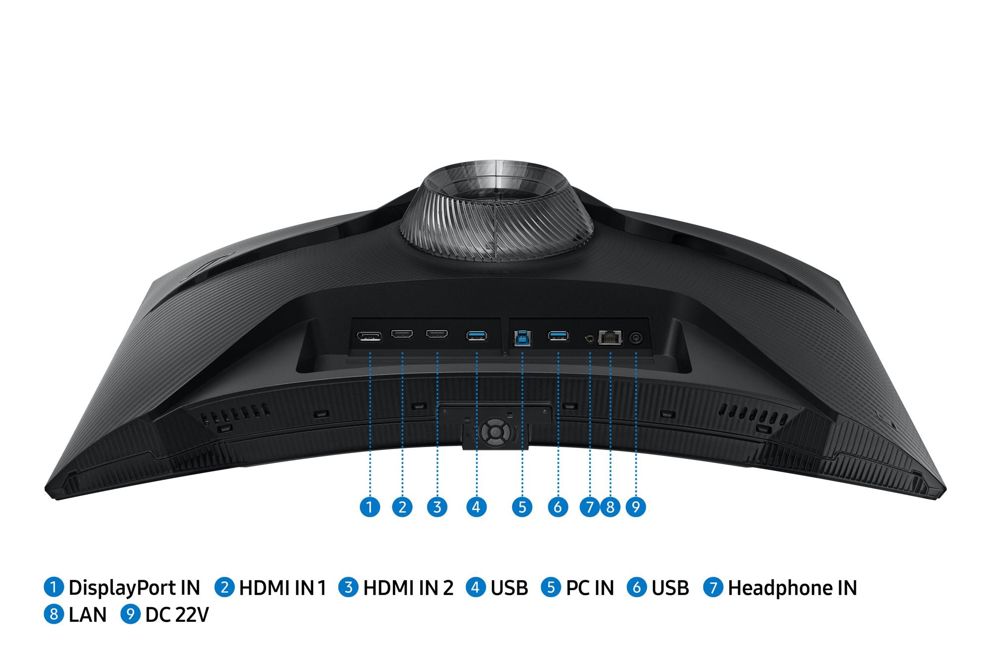 SAMSUNG Odyssey G6 G65B Smart Gaming  incurvé 27 '' 2560 x 1440 QHD@ 240 Hz - VA - 350 cd/m² - 2500:1 - HDR600 - 1 ms - 2xHDMI , DP