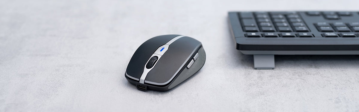 CHERRY Souris MW 9100 sans fil nano USB / BT noire