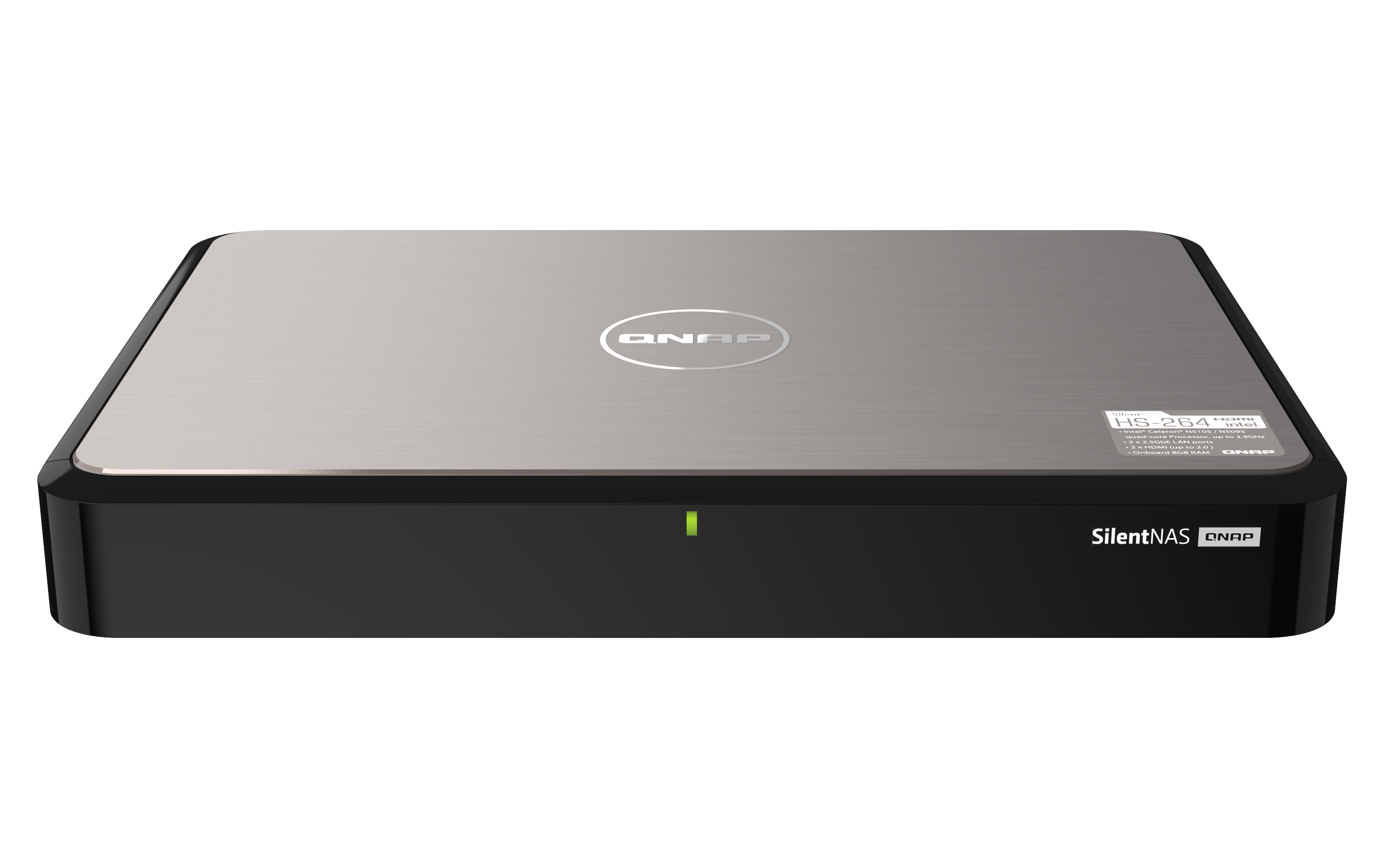 QNAP NAS 2-bay fanless desktop NAS