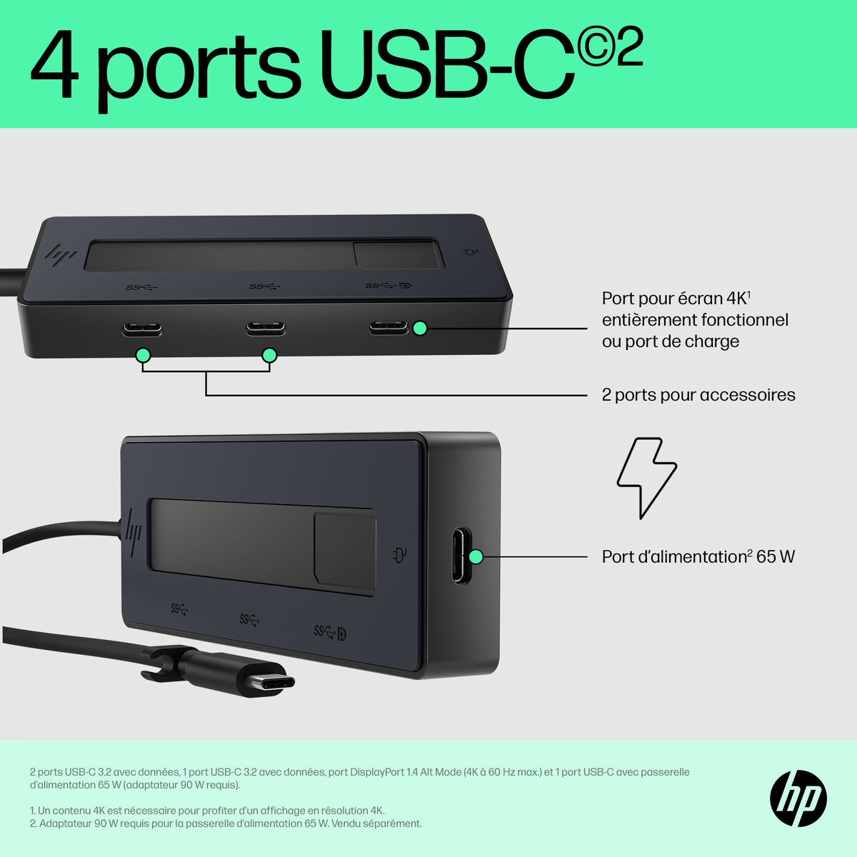 HP 4K USB-C Multiport Hub