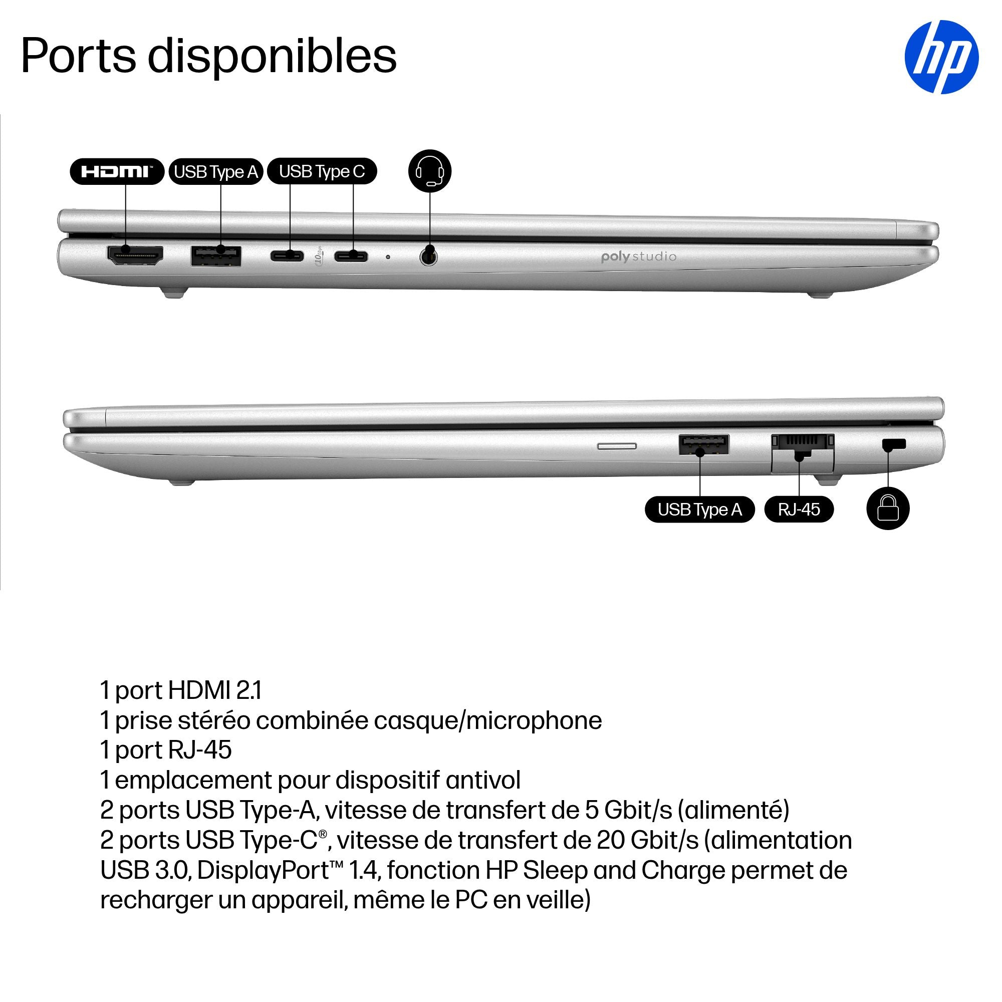 HP PB4G1iR14 i5-1334U 14 8GB/256 PC FR