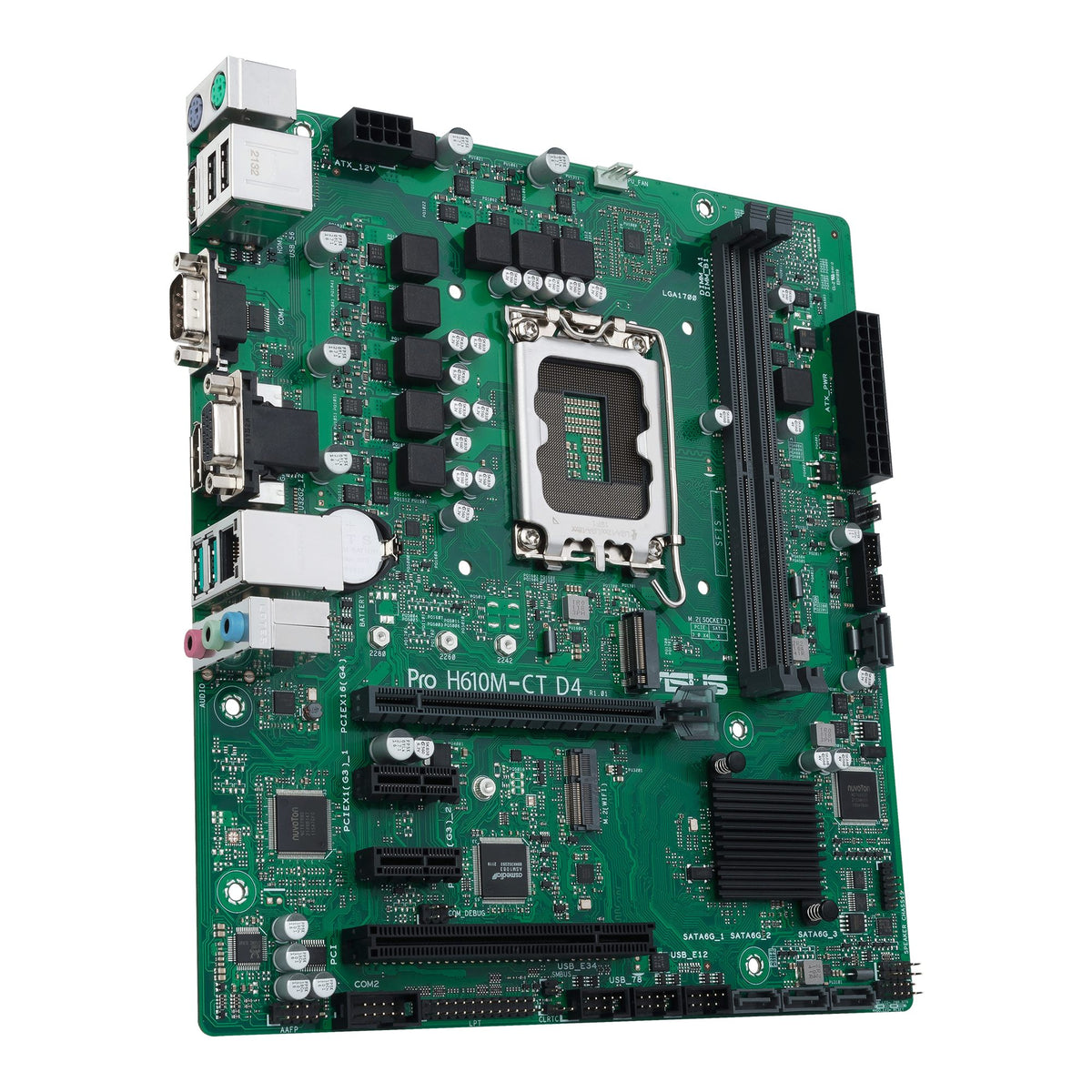 ASUS PRO H610M-CT D4-CSM LGA1700 2DDR4 microATX 4x SATA MB 1xHDMI 1xDP 1xD-Sub 1xM.2