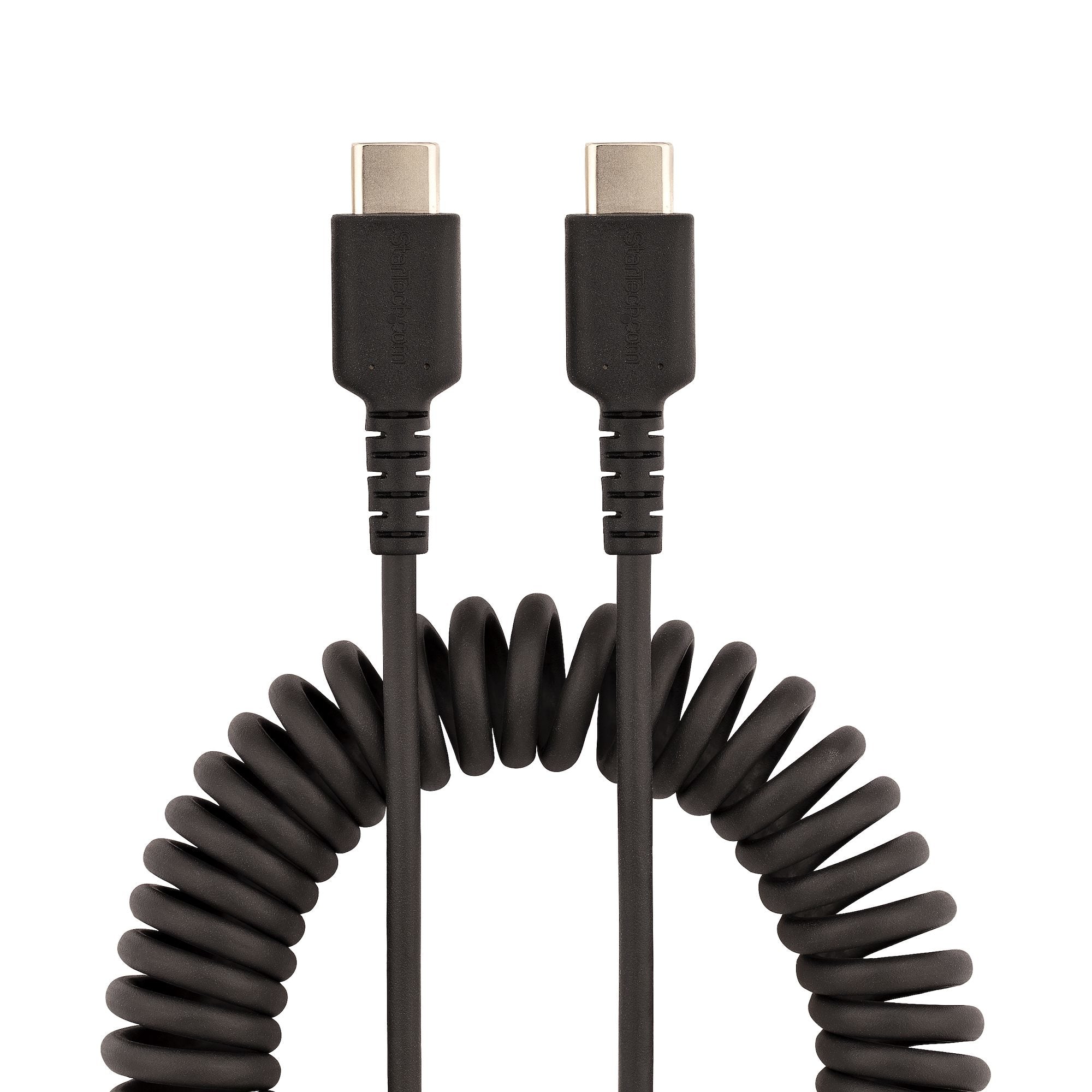 20in USB C Charging Cable Coiled M/M