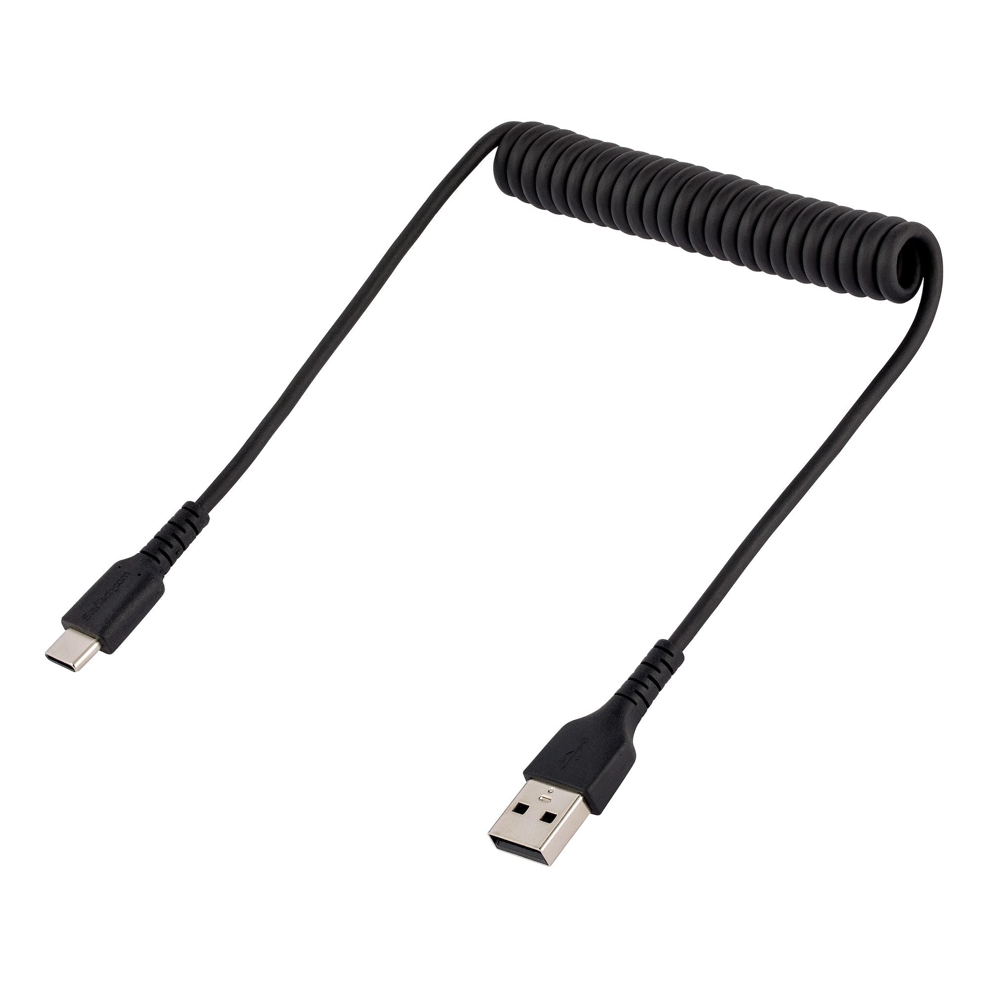 20in USB A to C Charging Cable Coiled