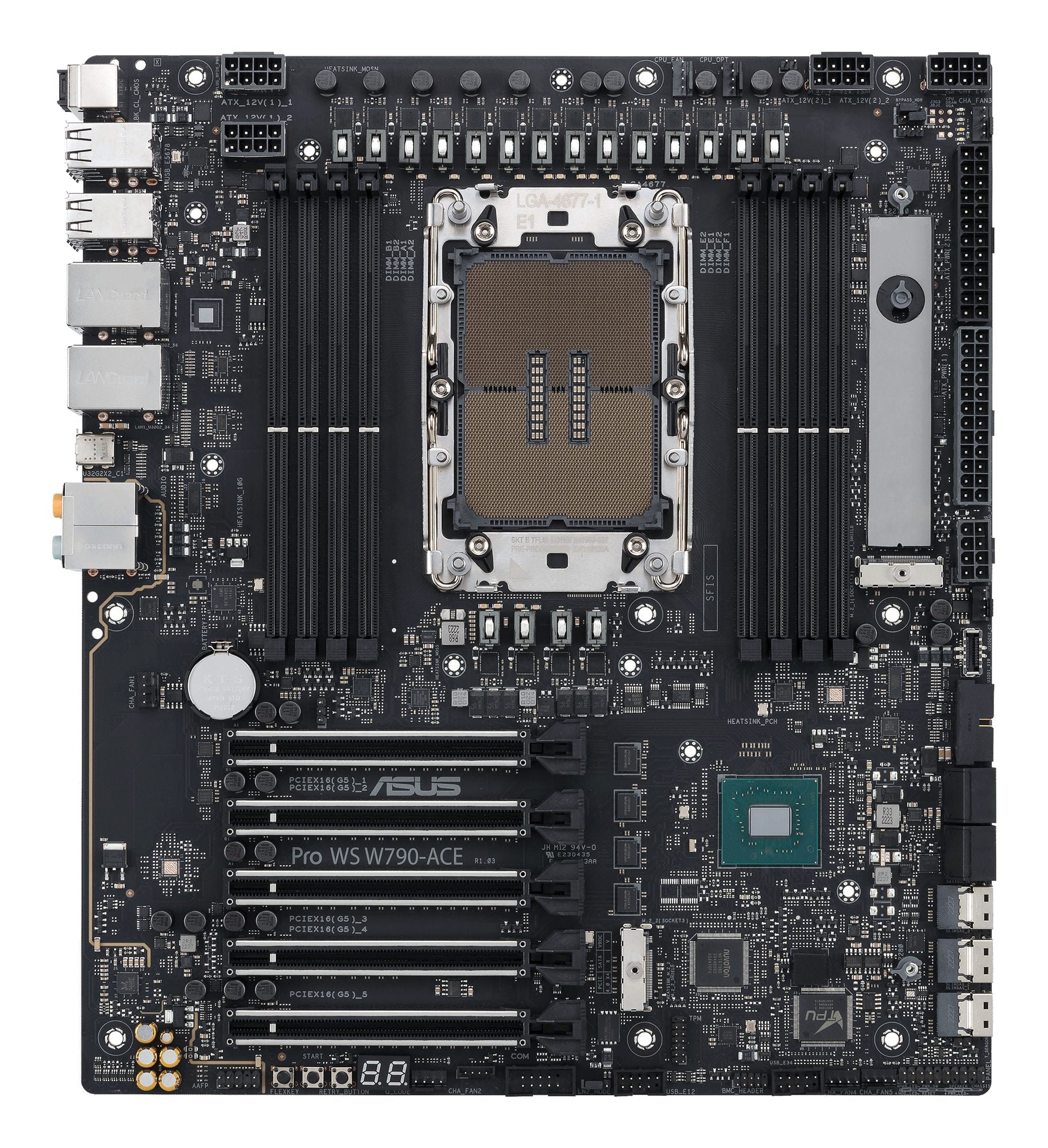 ASUS PRO WS W790-ACE LGA4677 ATX 8xDDR4 7xPCIe 4.0 x16 8xSATA 3xM.2