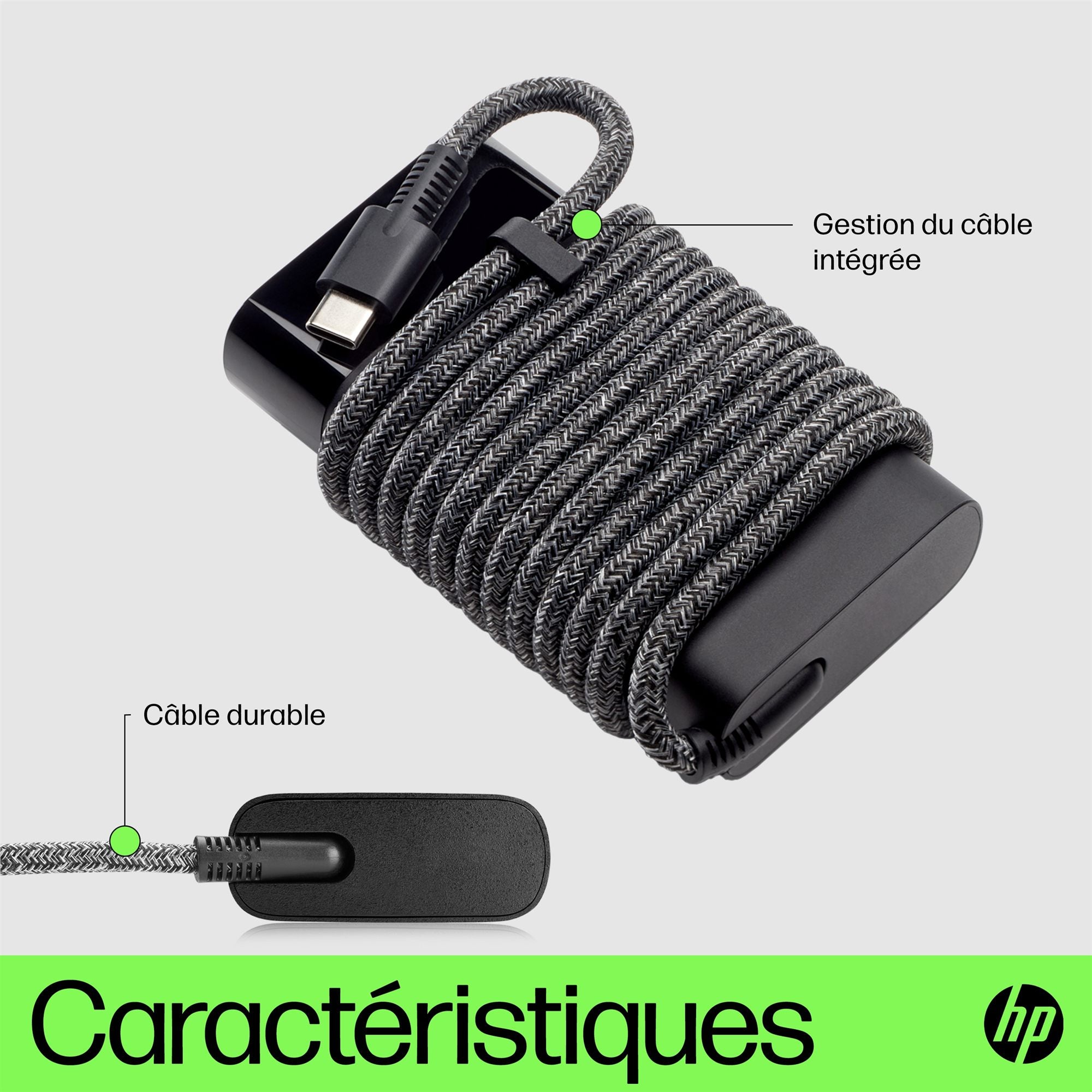 HP USB-C 65W Laptop Charger EURO
