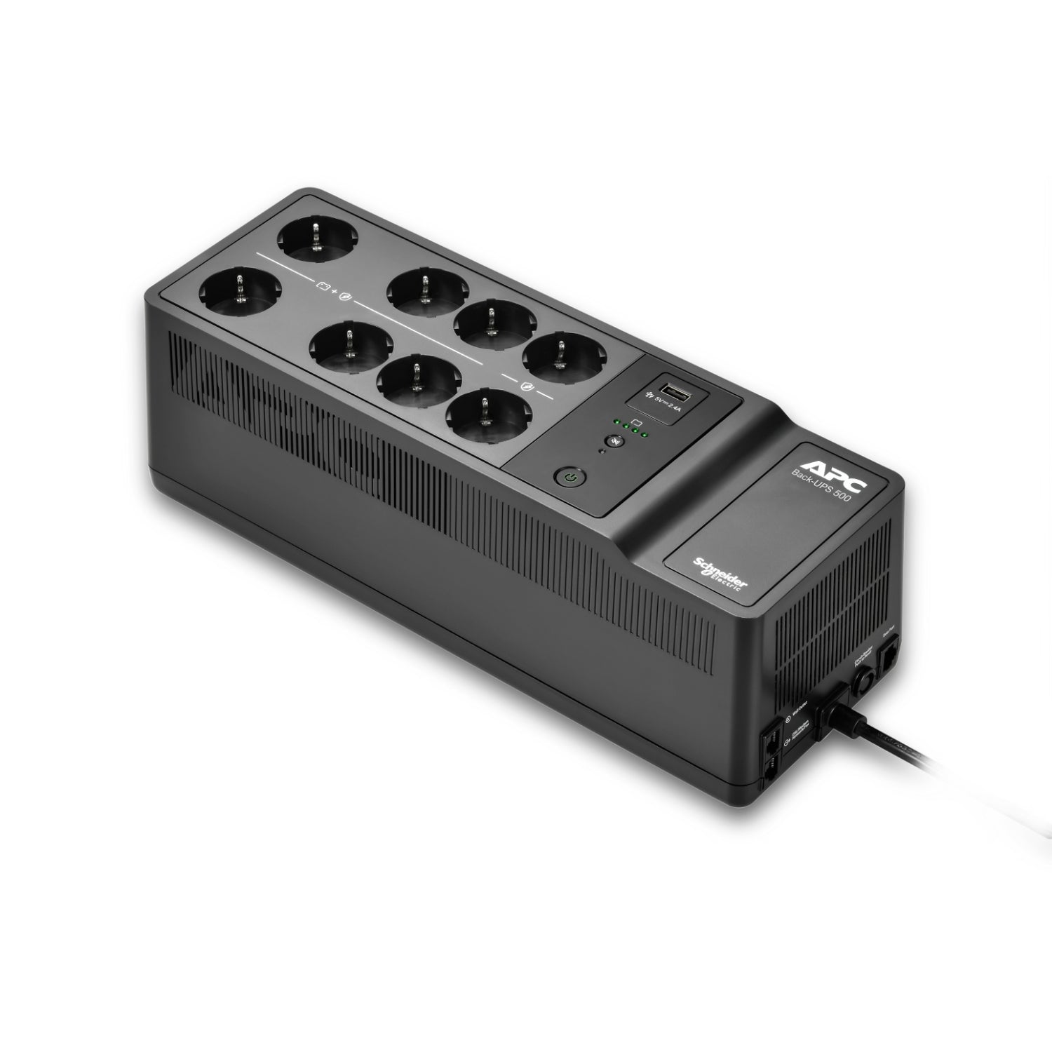 APC Back-UPS UPS wall mountable / surface mountable AC 230V 300Watt 500VA output connectors 8