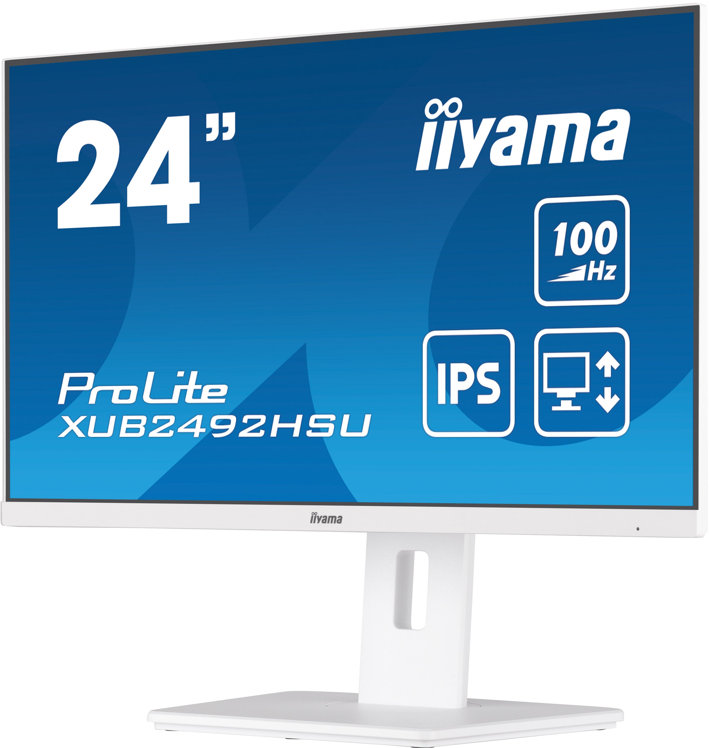 "iiyama XUB2492HSU-W6 écran plat de PC 60,5 cm (23.8"") 1920 x 1080 pixels Full HD LED Blanc"