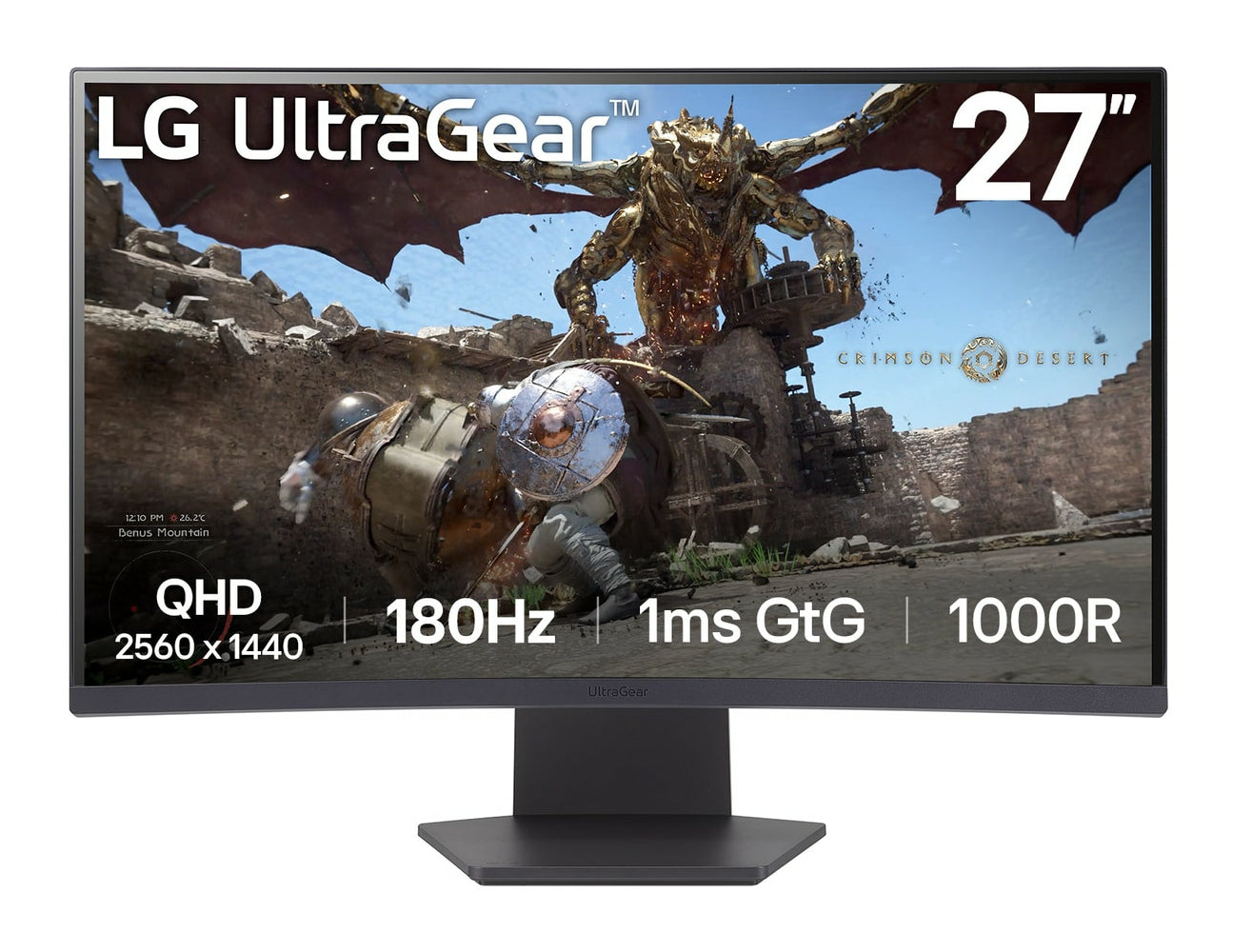 27GS60QC-B/27'' 16:9 2560x1440 QHD