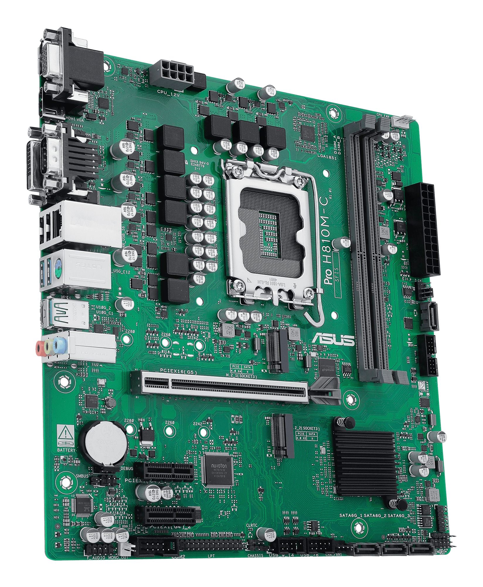 ASUS PRO H810M-C-CSM LGA1851 micro-ATX