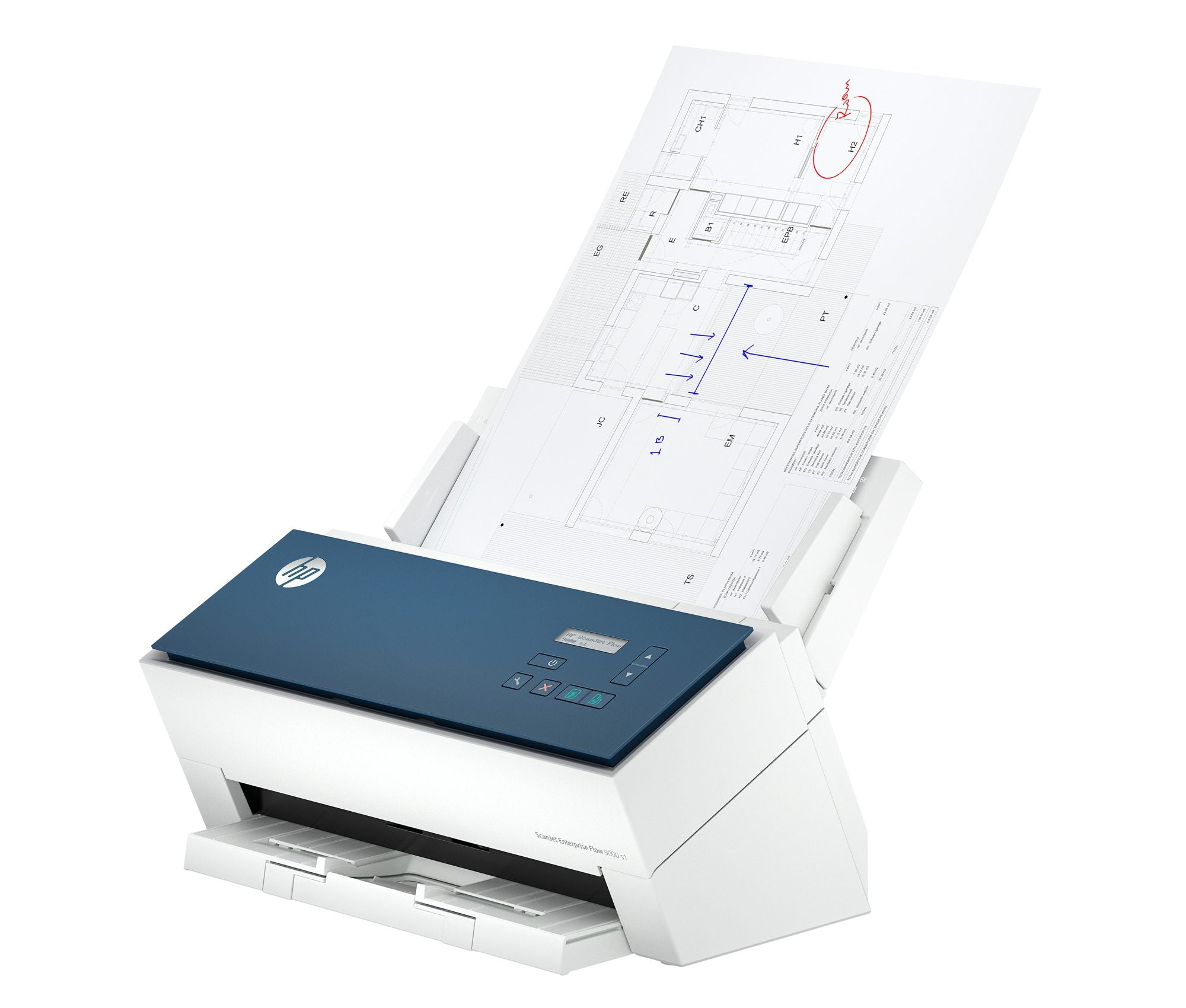 HP ScanJet Enterprise Flow 9000 s1 Scanner 80ppm/160ipm