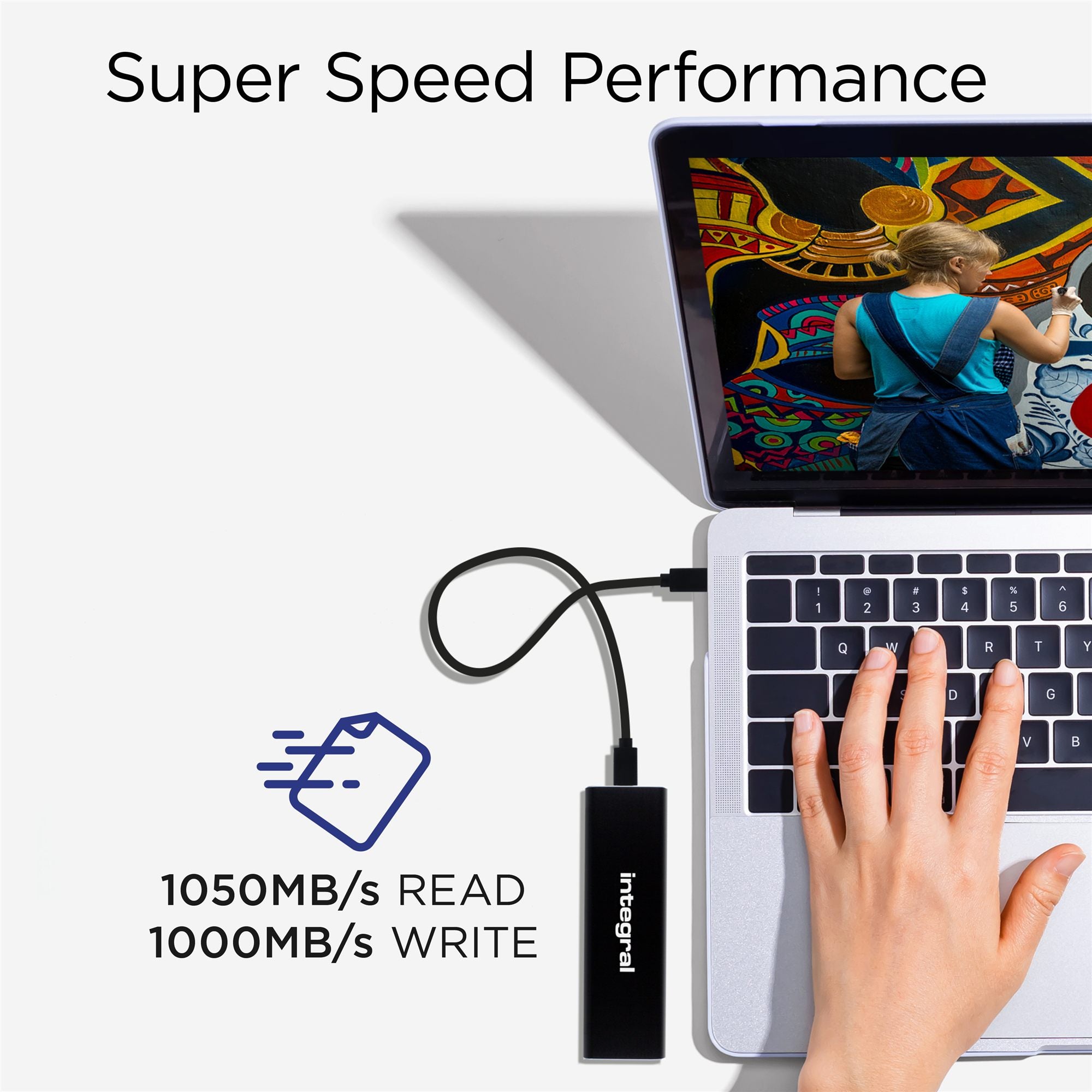 4TB PORTABLE EXTERNAL SSD USB-C 3.2