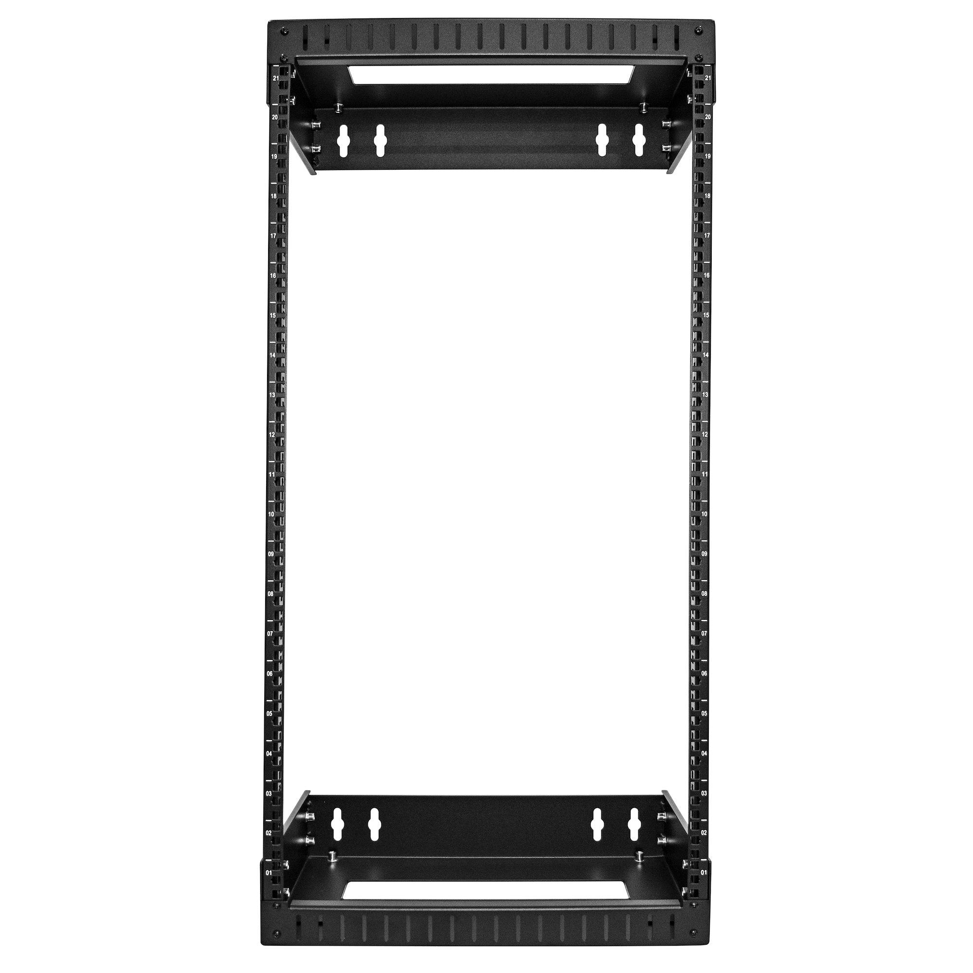 21U Wall Mount Network Rack Adj 12-20in