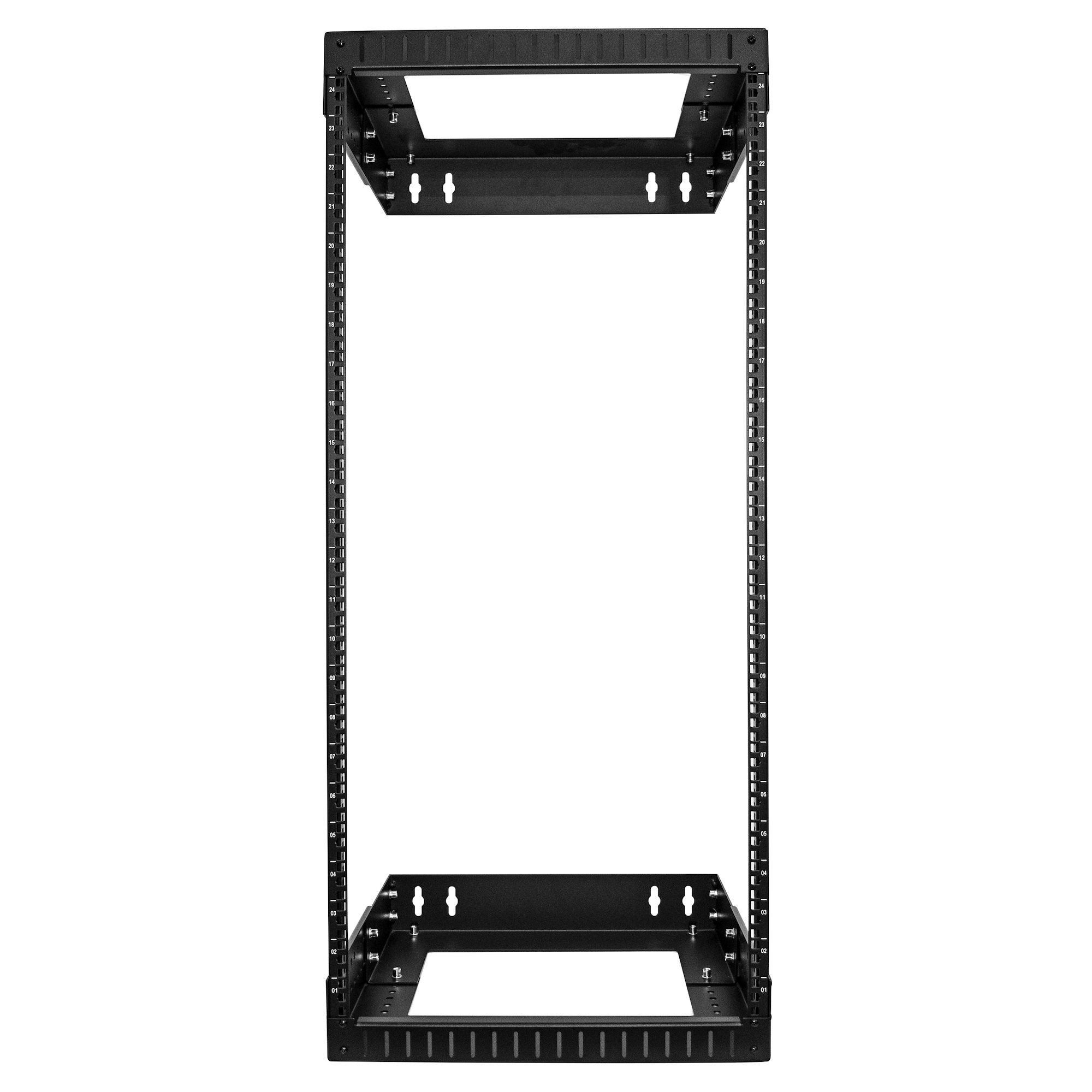 24U Wall Mount Network Rack Adj 12-20in