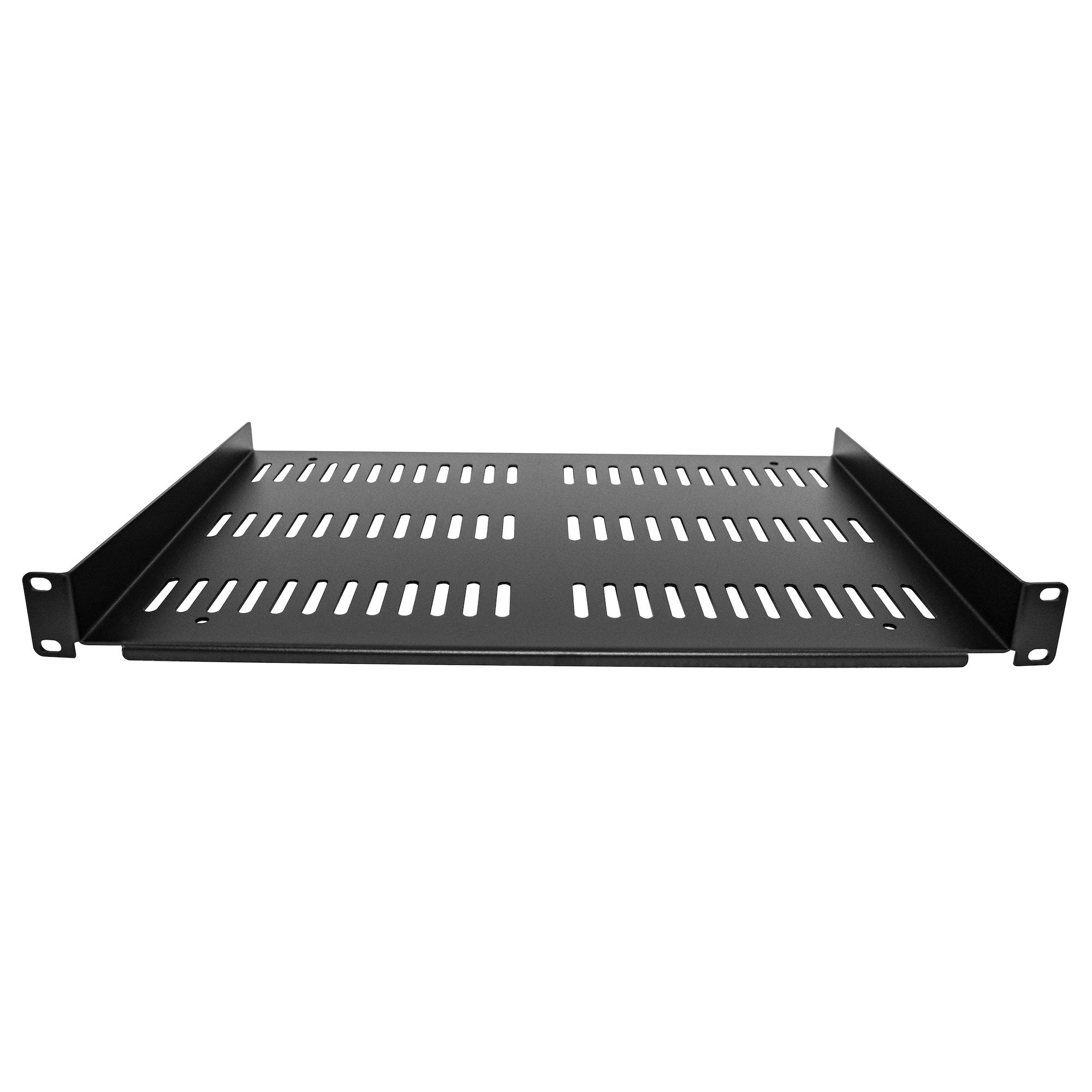 1U Vented Server Rack Cabinet Shelf 12in