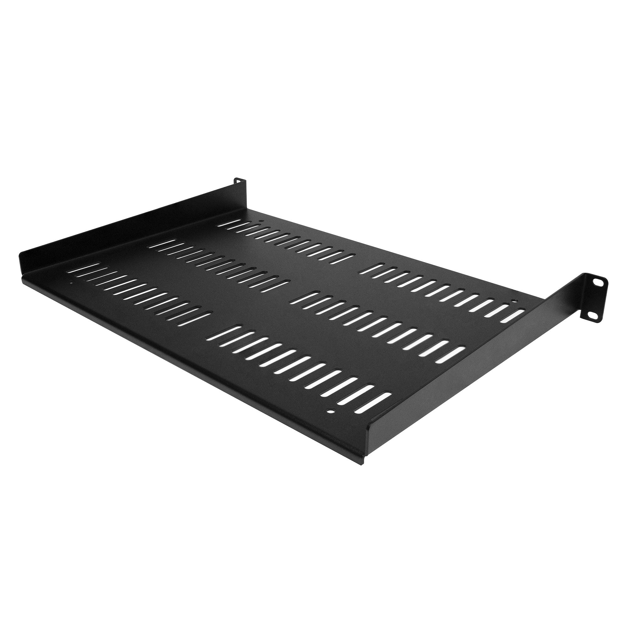1U Vented Server Rack Cabinet Shelf 12in