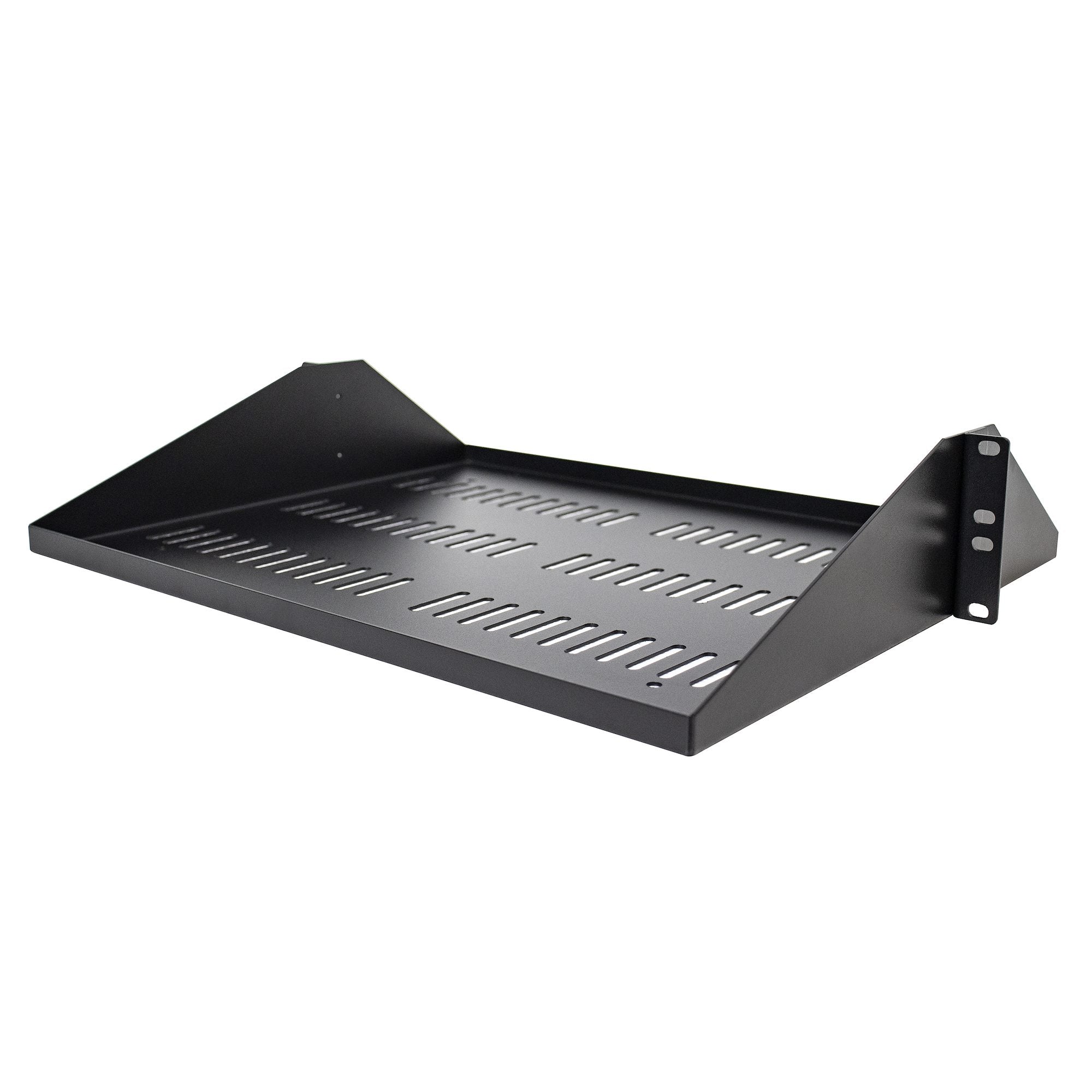 2U Vented Server Rack Cabinet Shelf 14in