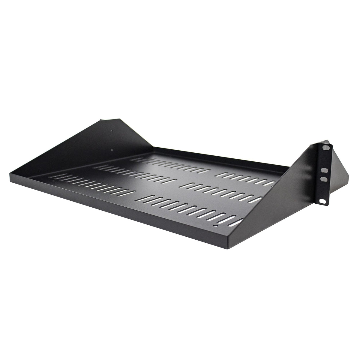 2U Vented Server Rack Cabinet Shelf 14in