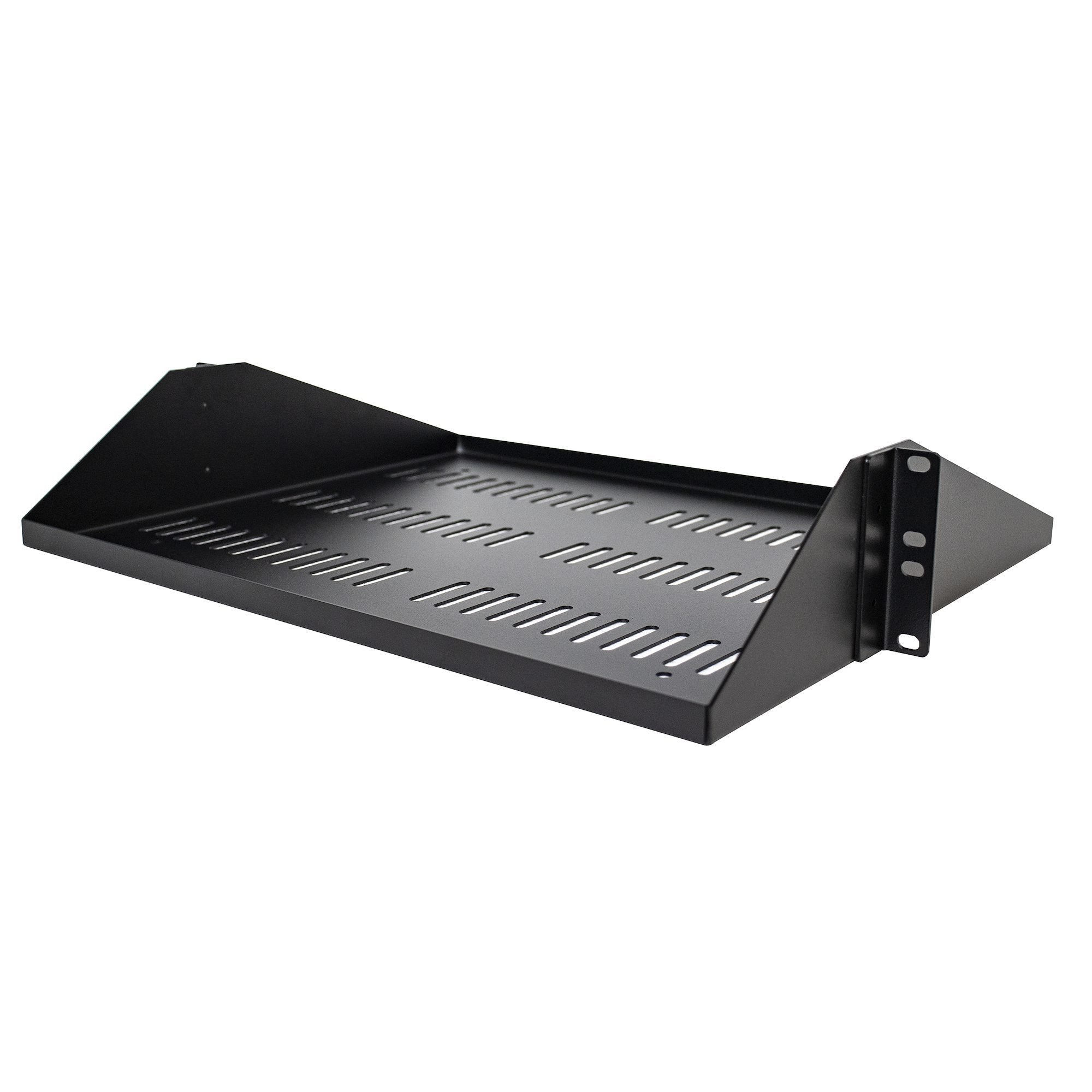2U Vented Server Rack Cabinet Shelf 14in