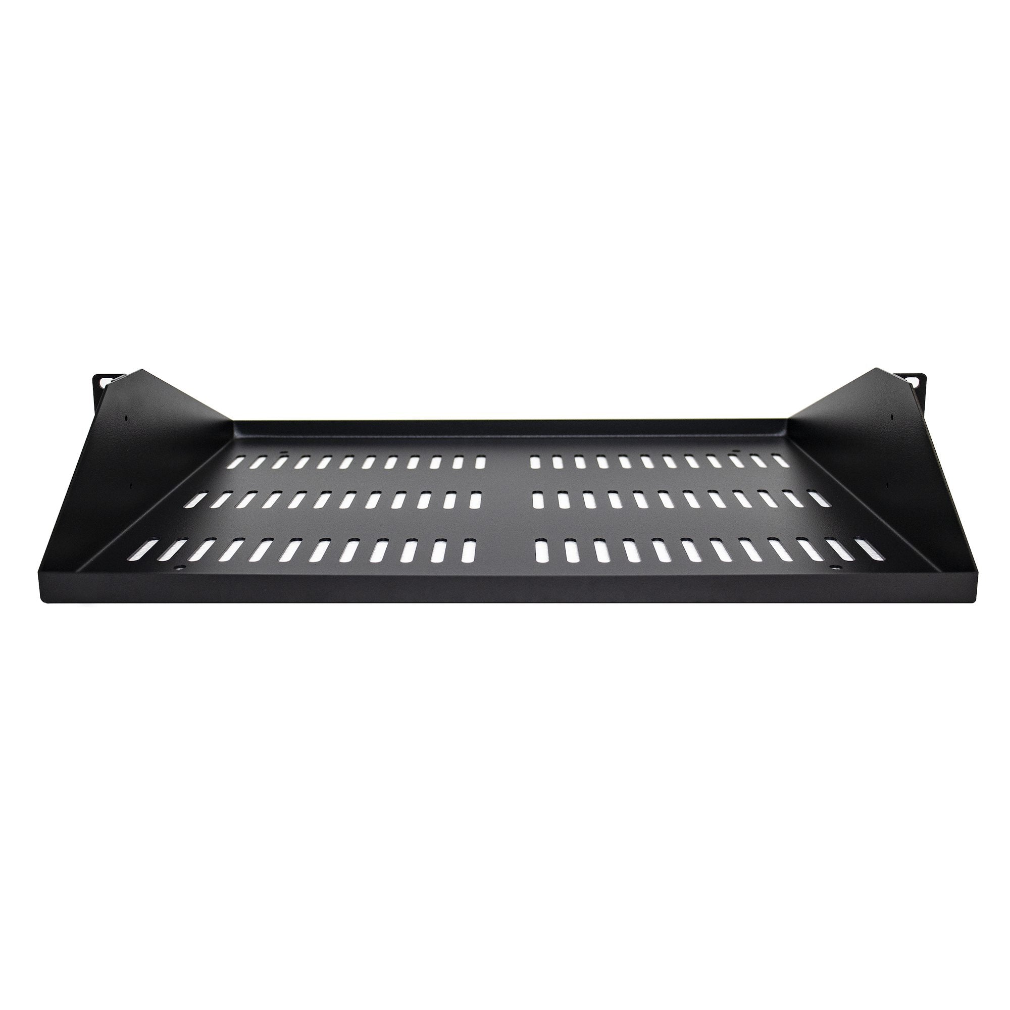 2U Vented Server Rack Cabinet Shelf 14in