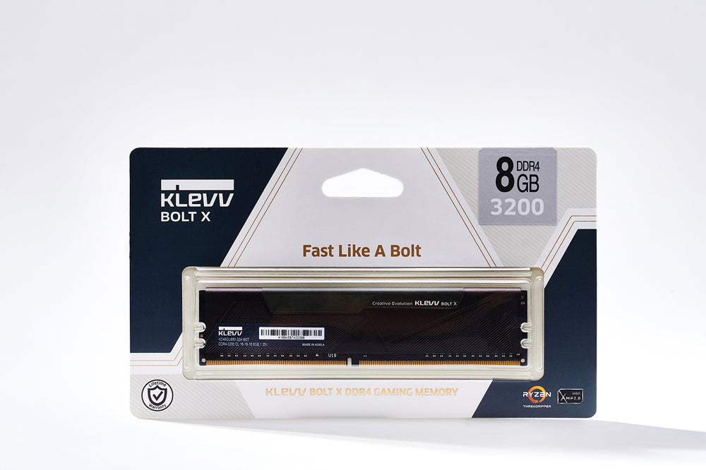 8GB BOLT GAMING DIMM DDR4 3200MHZ KLEVV