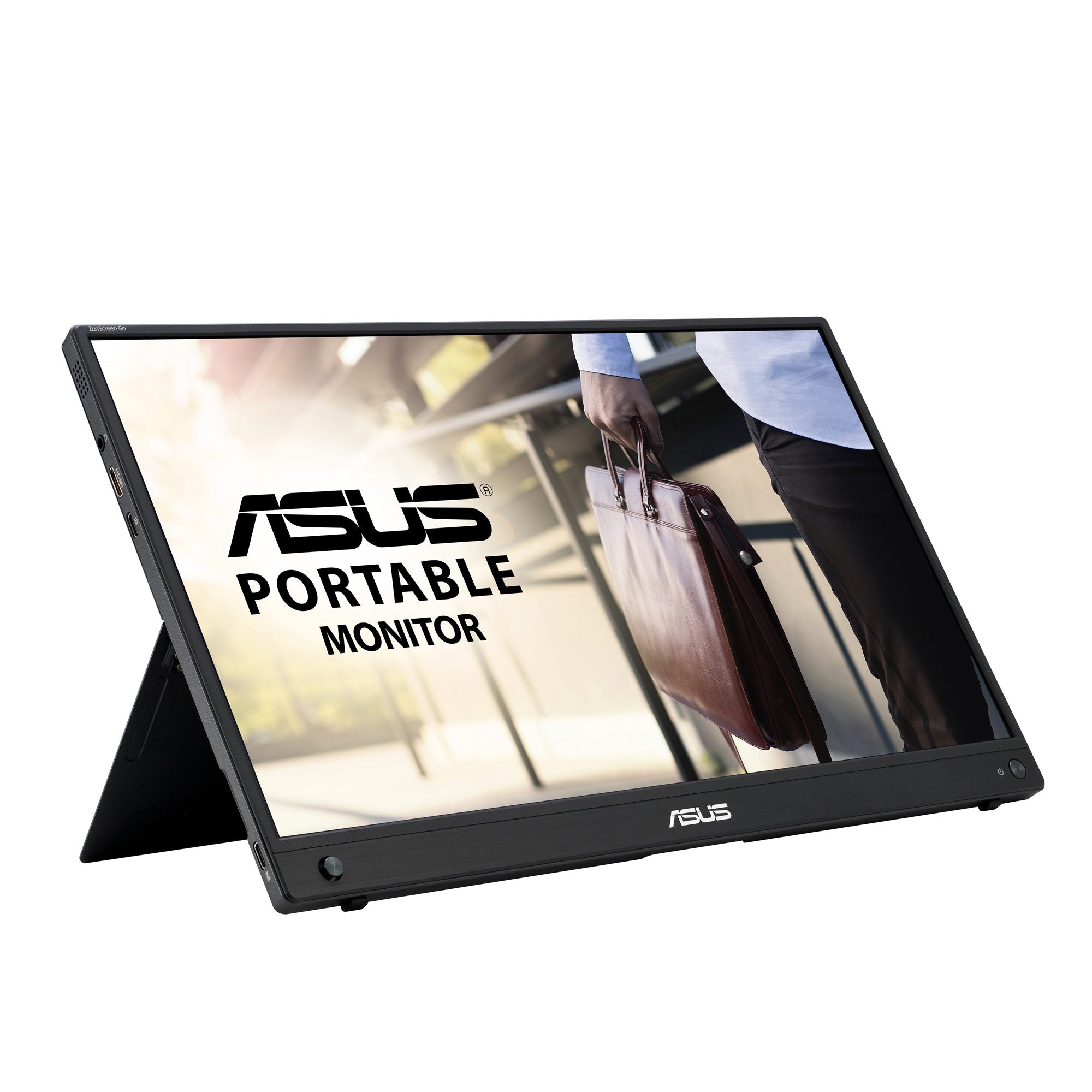 ASUS MB16AWP 15.6p WLED IPS FHD AG 16:9 60Hz 250cd/m2 5ms Mini HDMI USB Type-C 2x1.5W speaker Black+Gun Metal