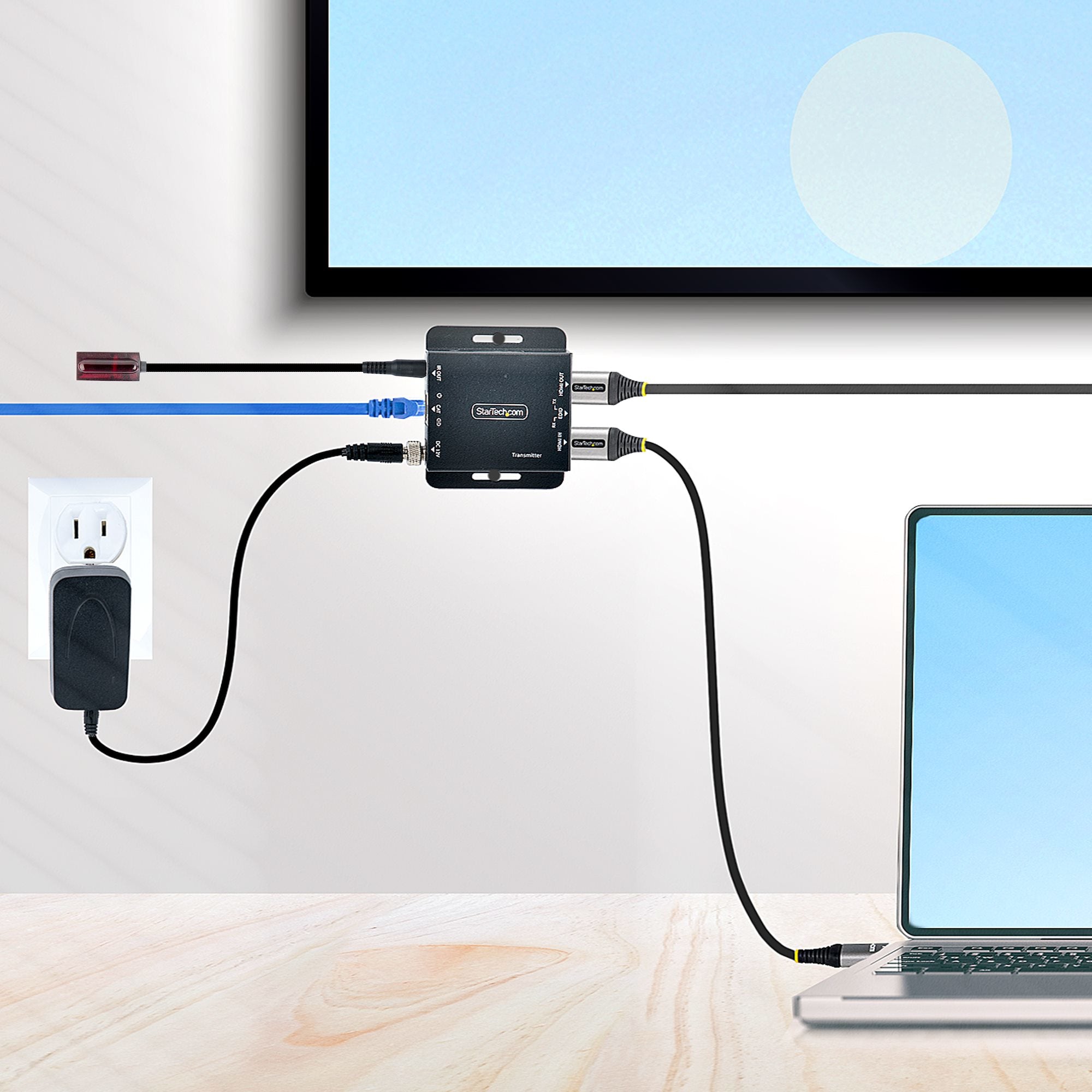 HDMI Extender over CAT6 Ethernet PoC 4K