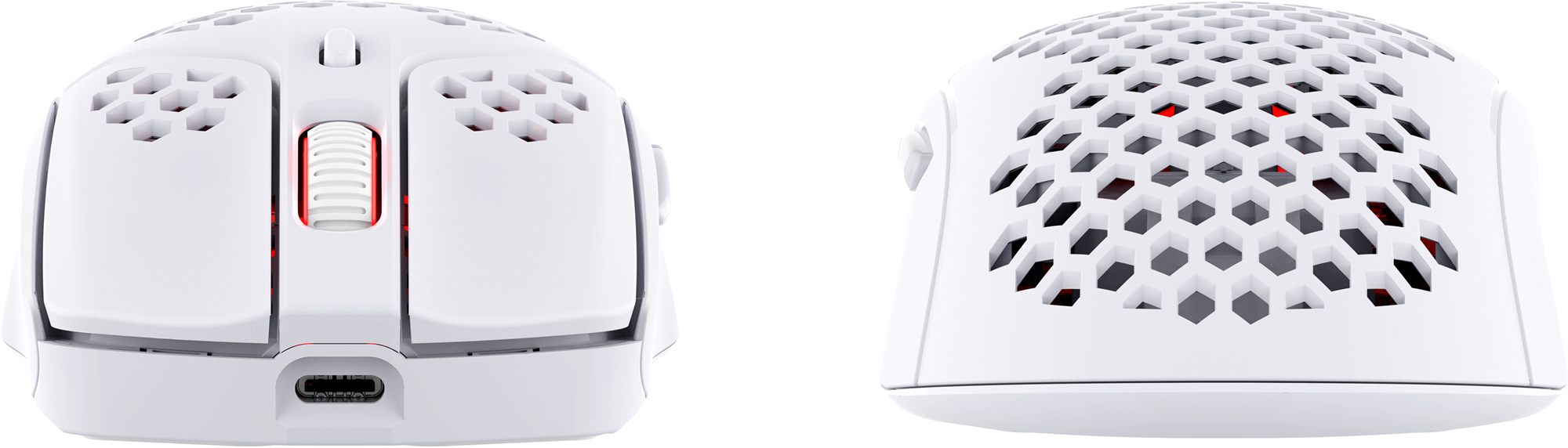 Souris de jeu sans fil HyperX Pulsefire Haste - Pixart PAW 3335 16000 DPI 61g blanche