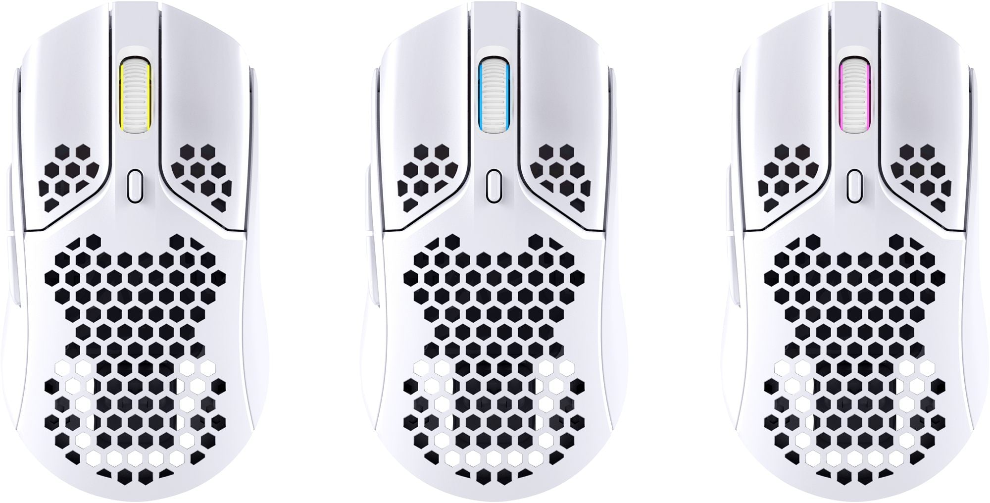 Souris de jeu sans fil HyperX Pulsefire Haste - Pixart PAW 3335 16000 DPI 61g blanche