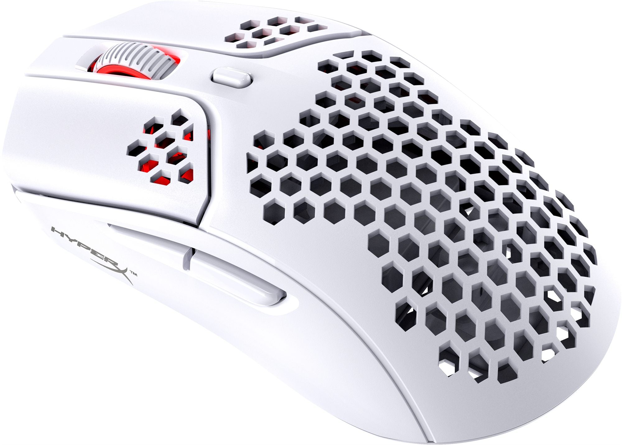 Souris de jeu sans fil HyperX Pulsefire Haste - Pixart PAW 3335 16000 DPI 61g blanche