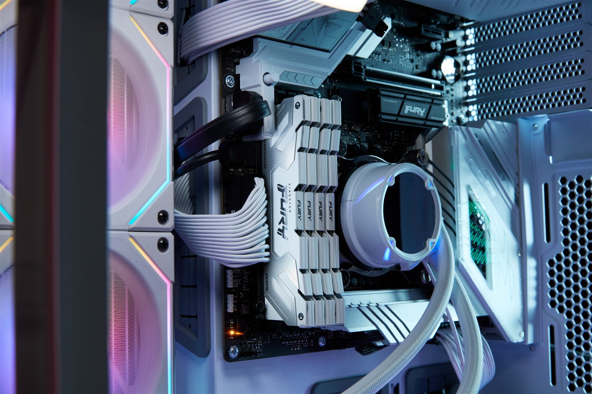 KINGSTON 24Go 8800MT/s DDR5 CL42 CUDIMM FURY Renegade White
