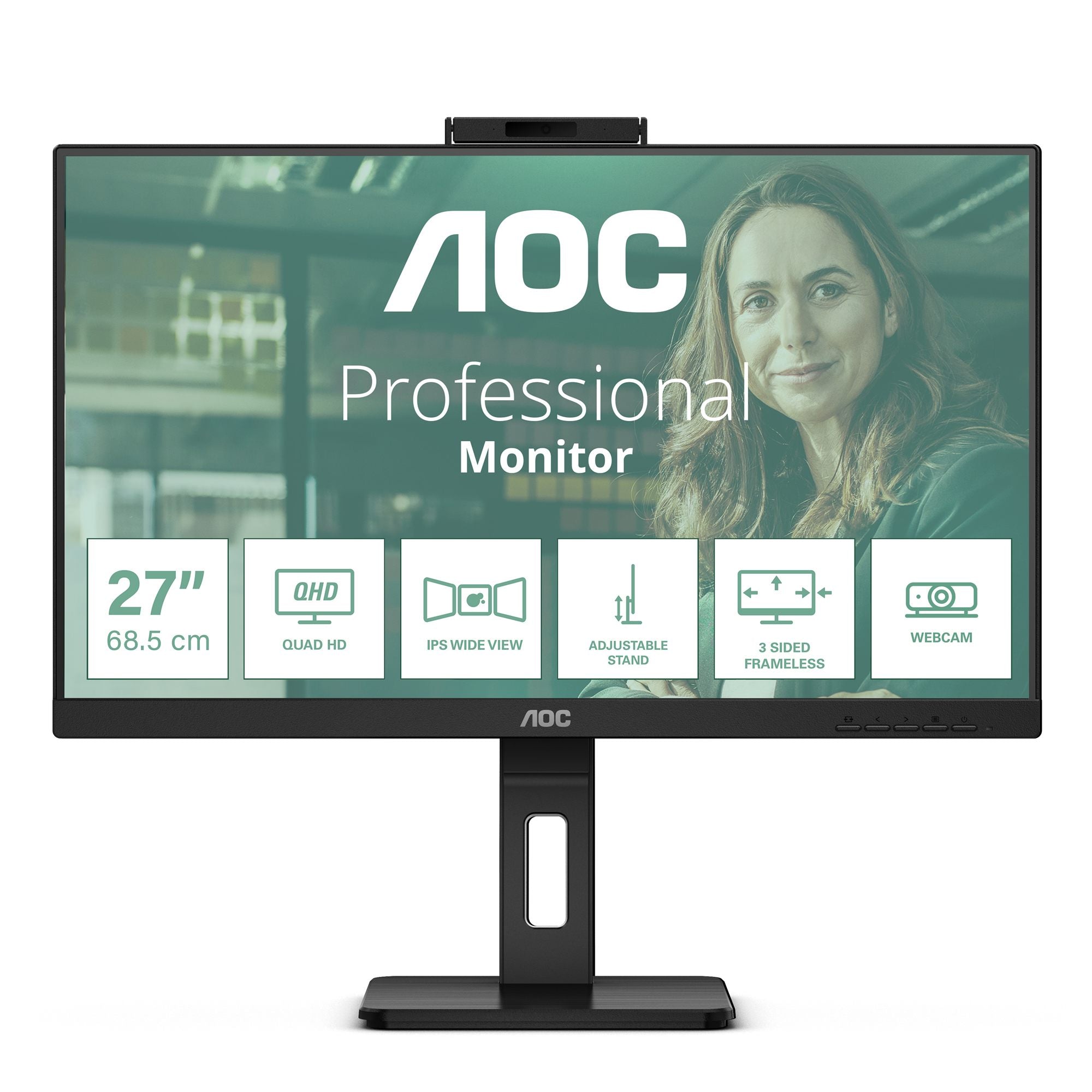 AOC Q27P3QW 27p IPS LCD TFT 2560x1440 2xHDMI DP