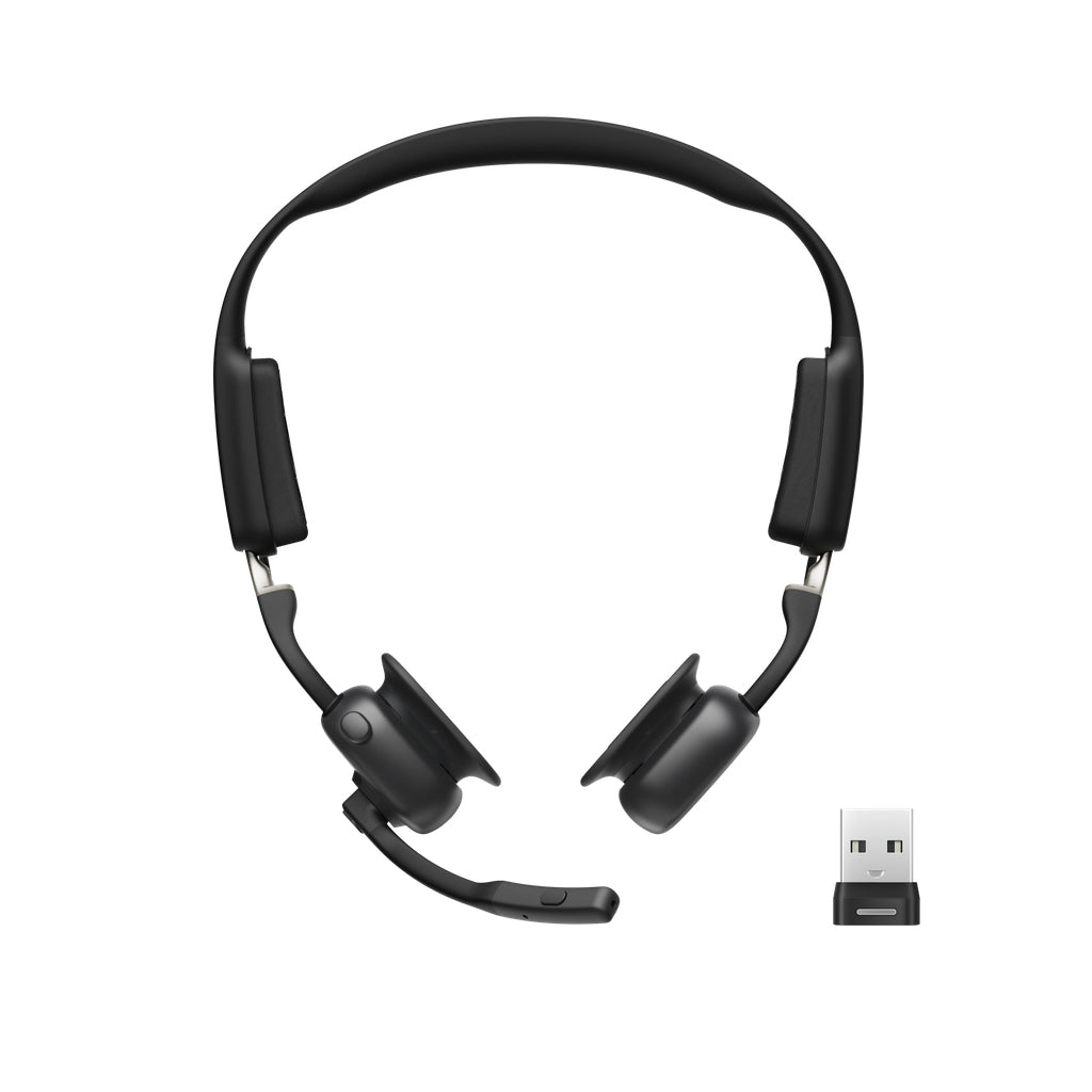 SHOKZ Casque sans-fil conduction osseuse OpenMeet UC USB-A