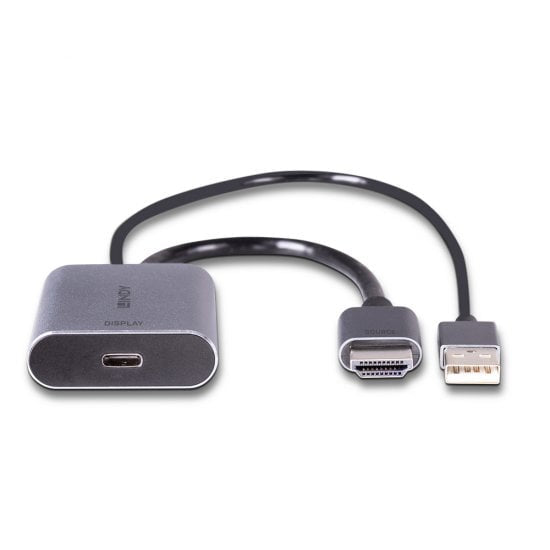 LINDY HDMI to USB Type C Converter with USB Power