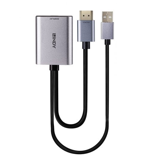 LINDY HDMI to USB Type C Converter with USB Power