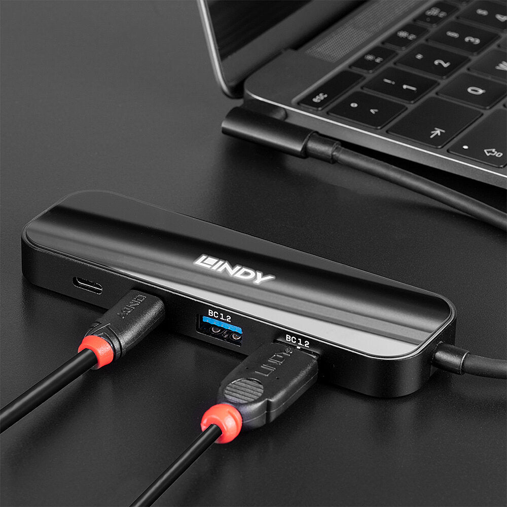 LINDY 4 Port USB 3.2 Gen 2 Hub