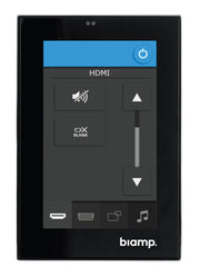 Biamp 4in touch panel Black