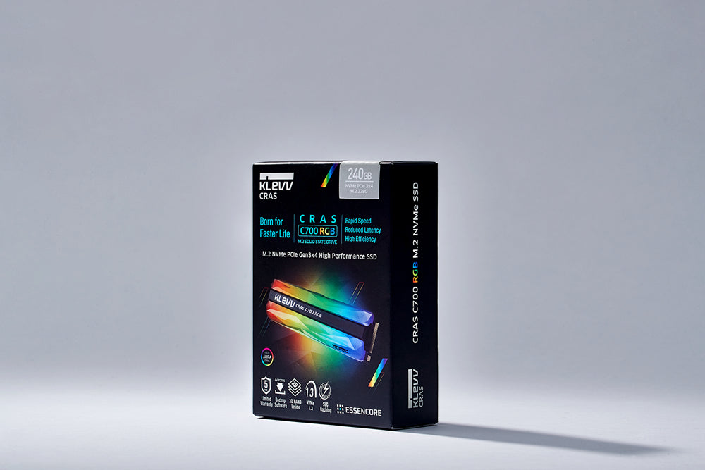 240GB RGB SSD M.2 2280 NVME KLEVV CRAS