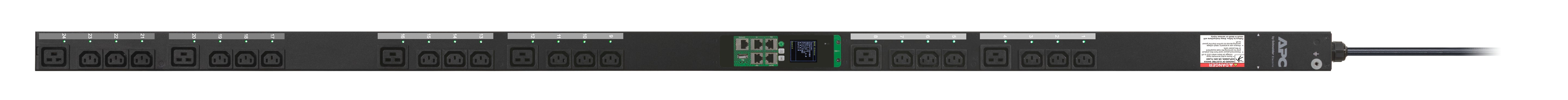 APC EasyPDU Metered-by-Outlet with Switching ZeroU 11kW 230V 18 C13 & 6 C19
