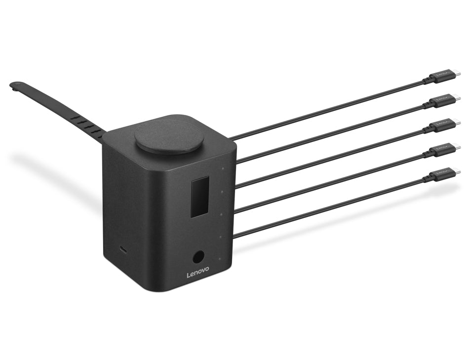 LENOVO Chrome Smart Charger Charging station 19Watt 1 A 5 output connectors (USB-C) black Worldwide