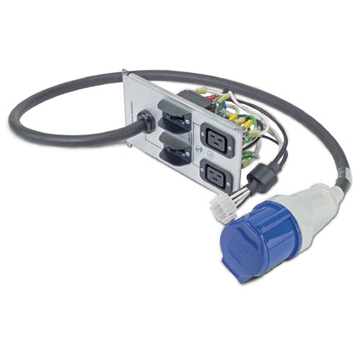 APC Power distribution strip AC 230V input power output connectors 3 IEC 60320 C19 IEC 60309