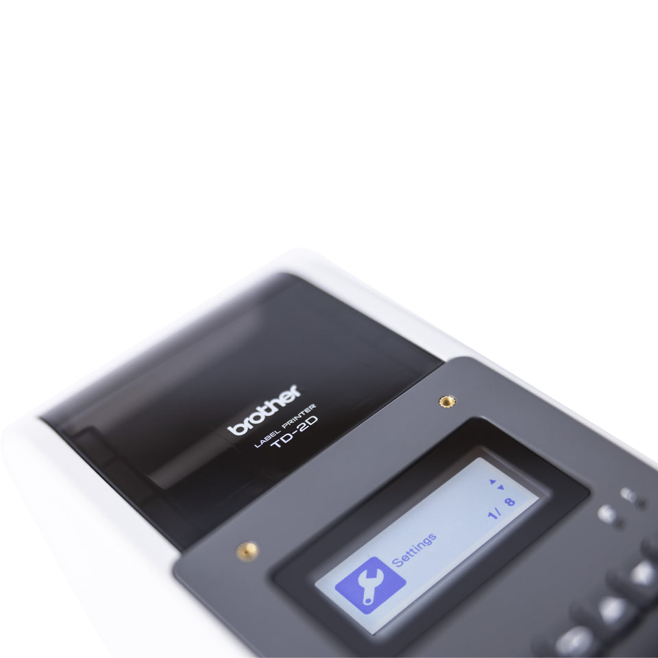 BROTHER 2p label printer USB connection 300dpi Ethernet Possible battery LCD screen Bluetooth Wi-Fi