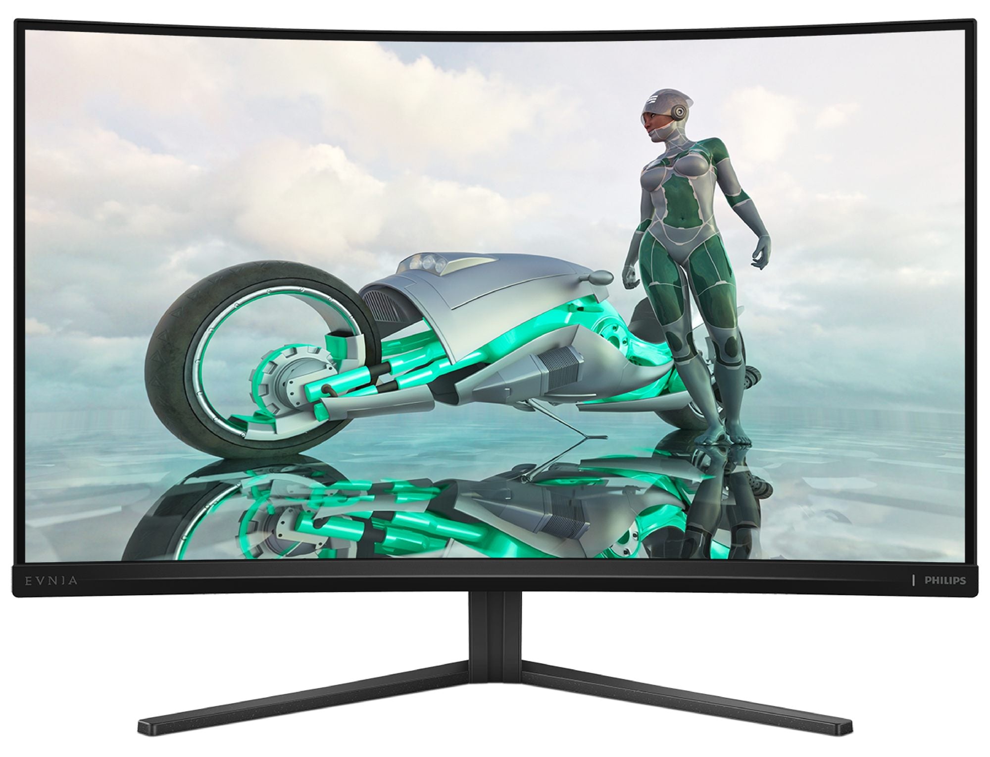 PHILIPS Evnia 3000 32M2C3500L - Ecran Gaming incruvé - 32p - 2560 x 1440 QHD 180 Hz - VA - 300 cd/m² -3500:1 - HDR10 - 2xHDMI DP -