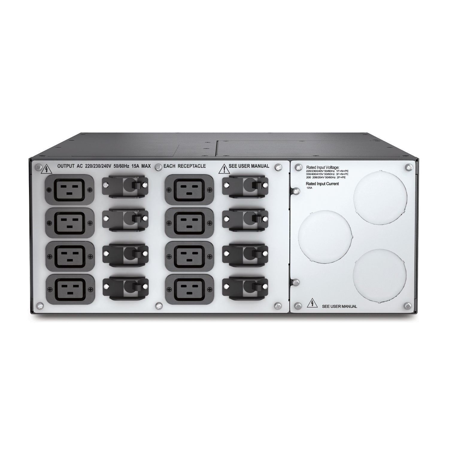 APC Bypass Panel 230V 125A IEC-320/8 C19