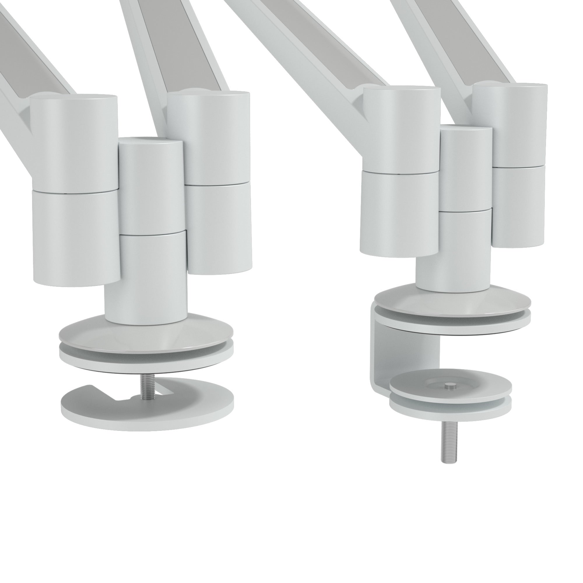 DATAFLEX Support pour 2 écrans 58.650 blanc